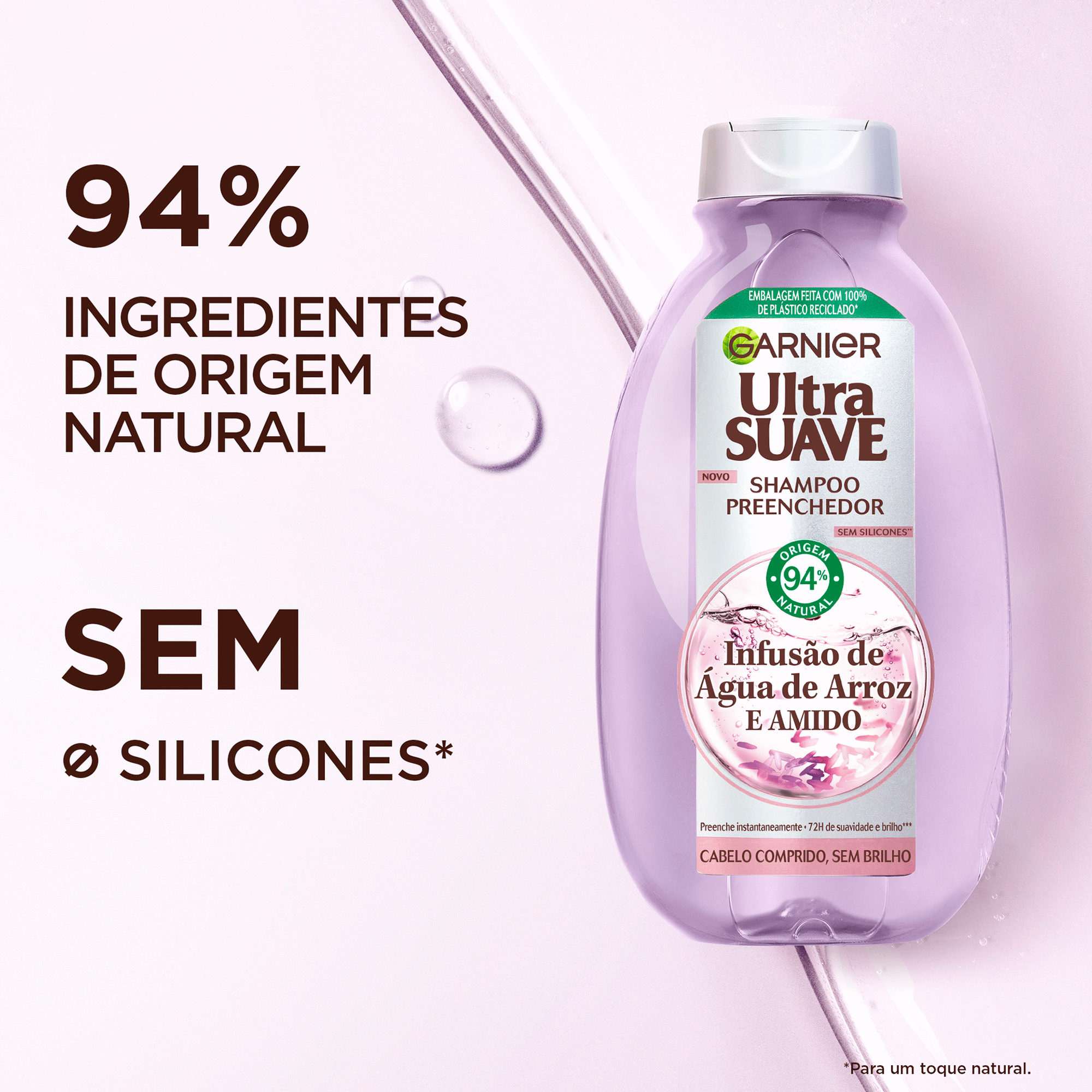 Champ&ocirc; Ultra Suave &Aacute;gua de Arroz