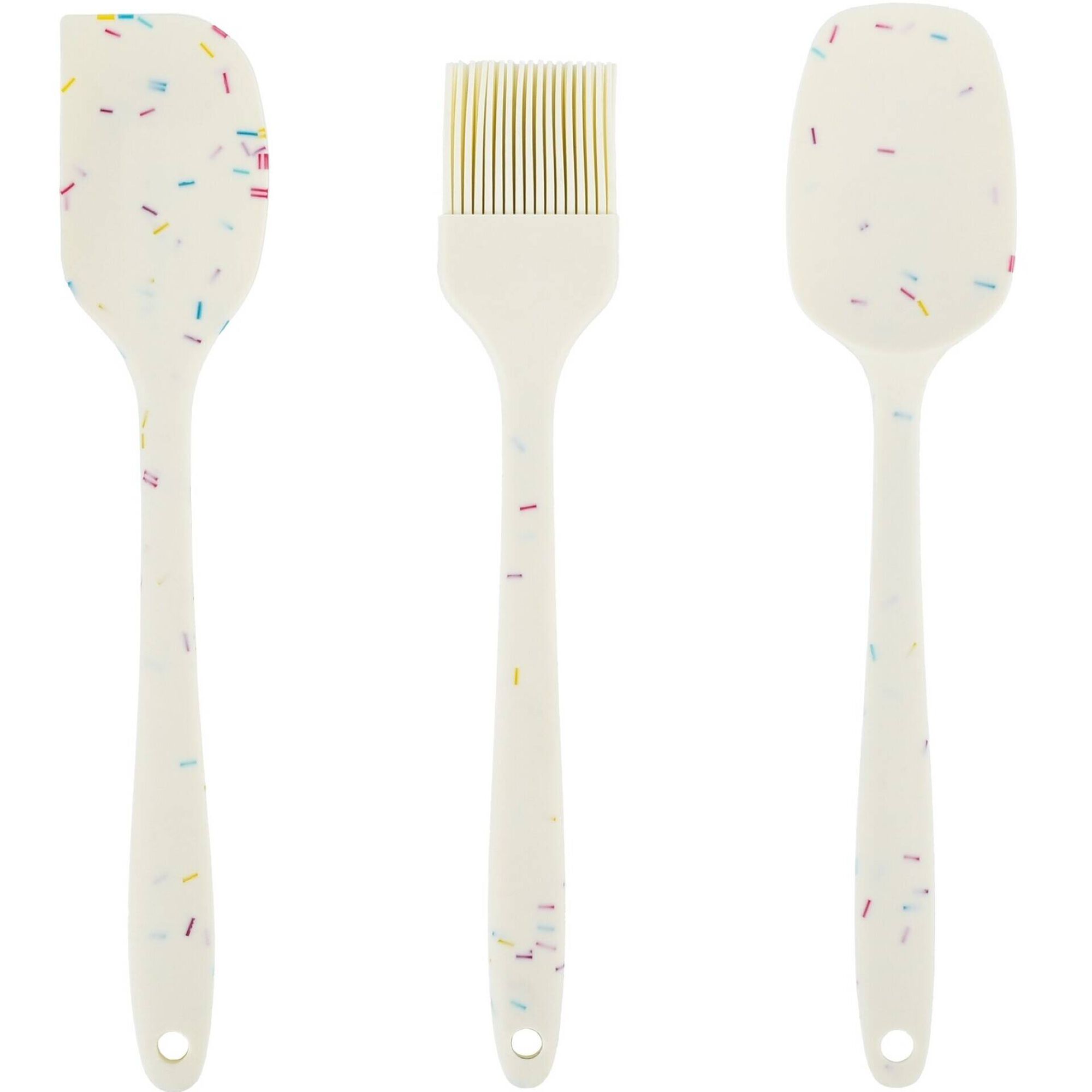 Conjunto 3 Utens&iacute;lios Pastelaria Confetti Kasa (v&aacute;rios modelos)