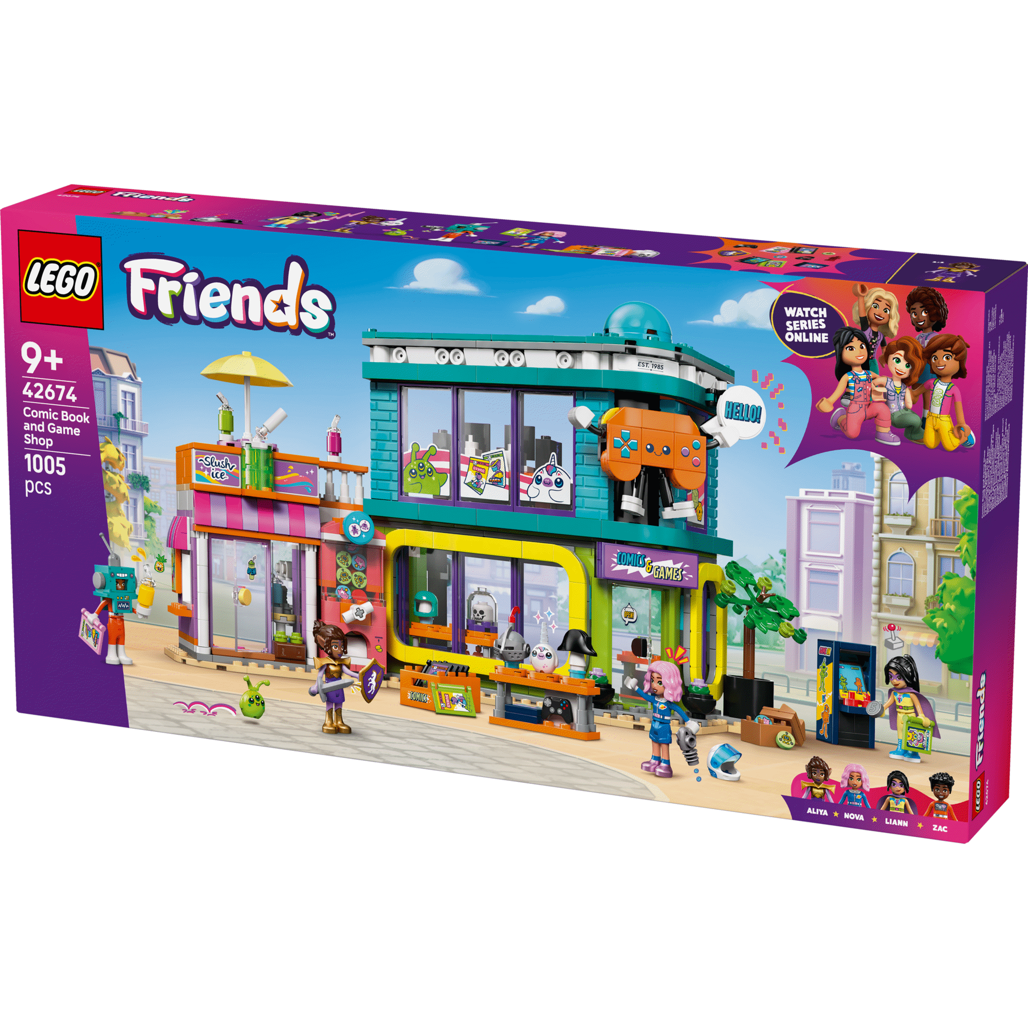 LEGO Friends - Loja de Bandas Desenhadas e Jogos - 42674