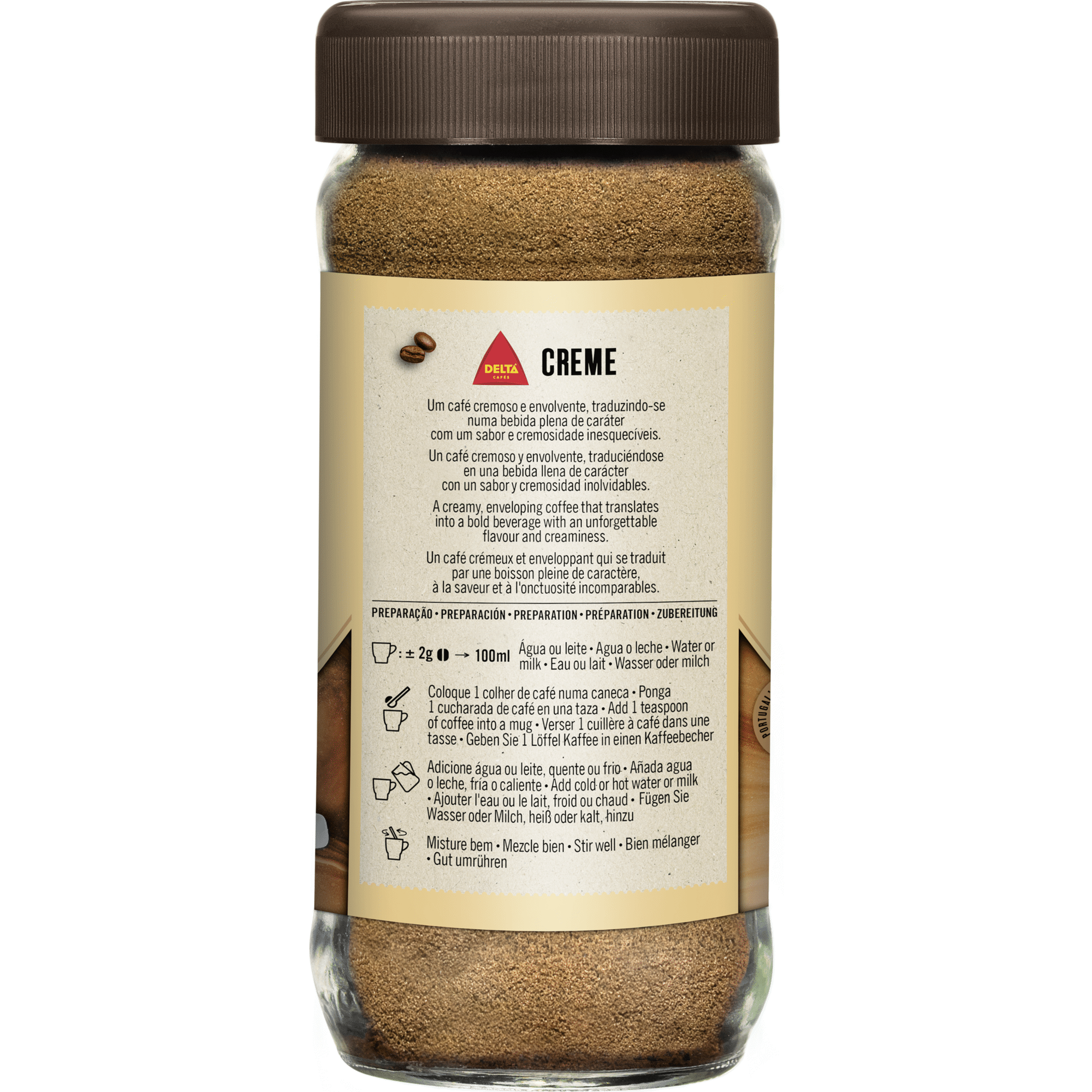 Caf&eacute; Sol&uacute;vel Creme