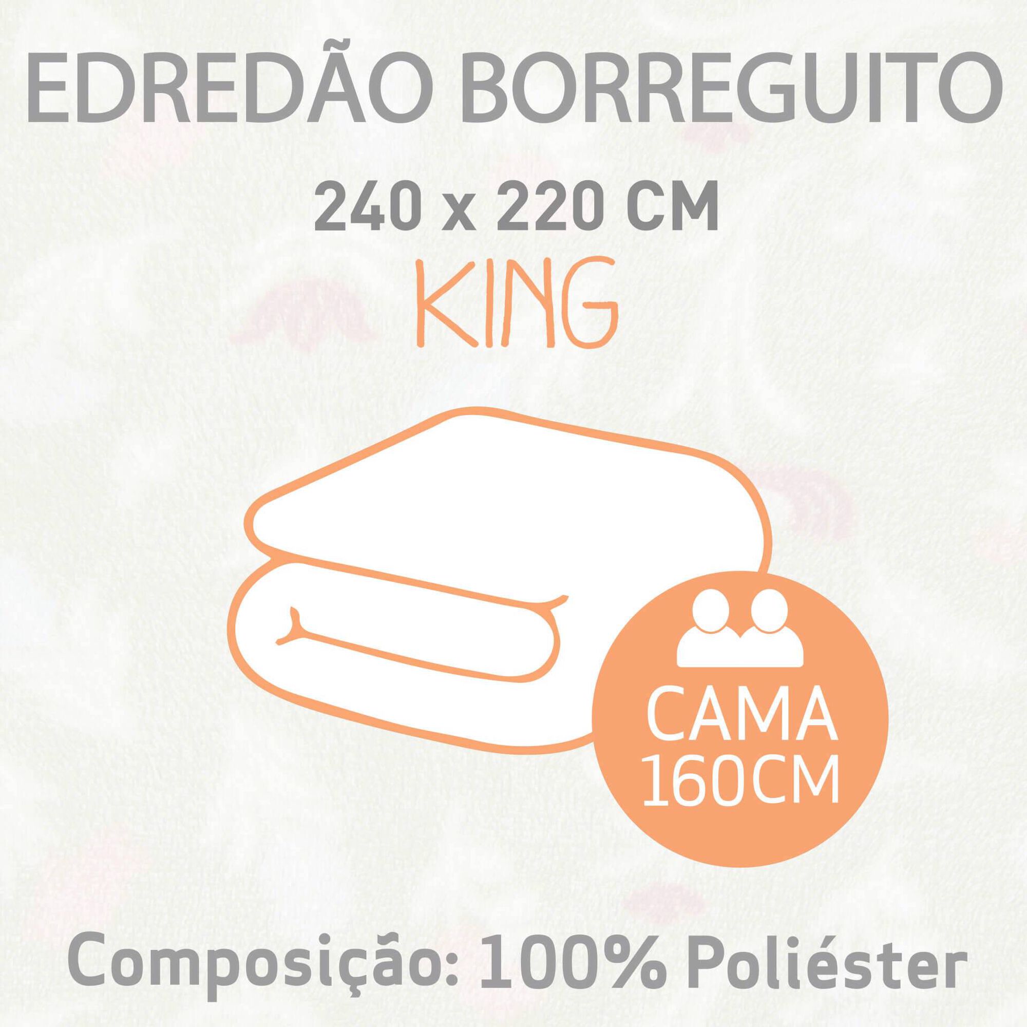 Edredão Coral Borreguito Verde Plantópia