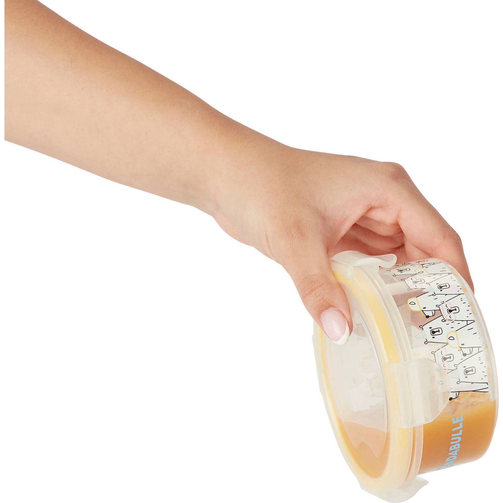 Assento de Refeição Portátil e Lancheira Verde