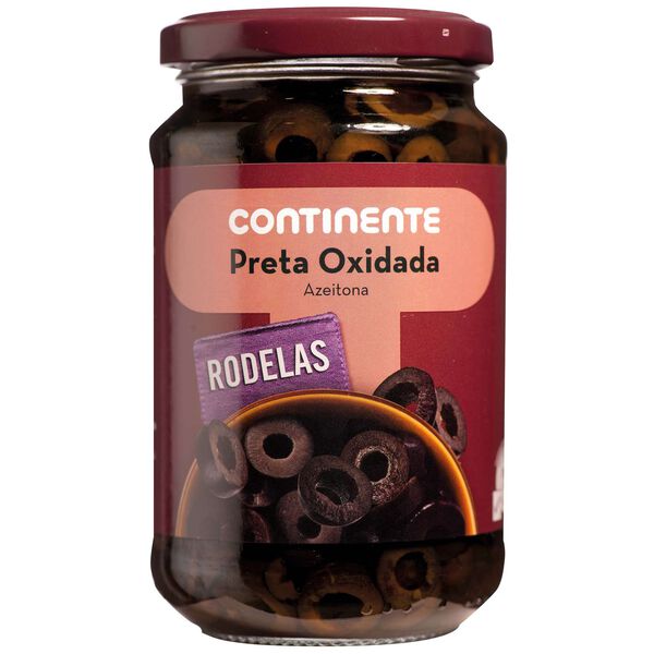 Azeitona Preta Oxidada em Rodelas Continente