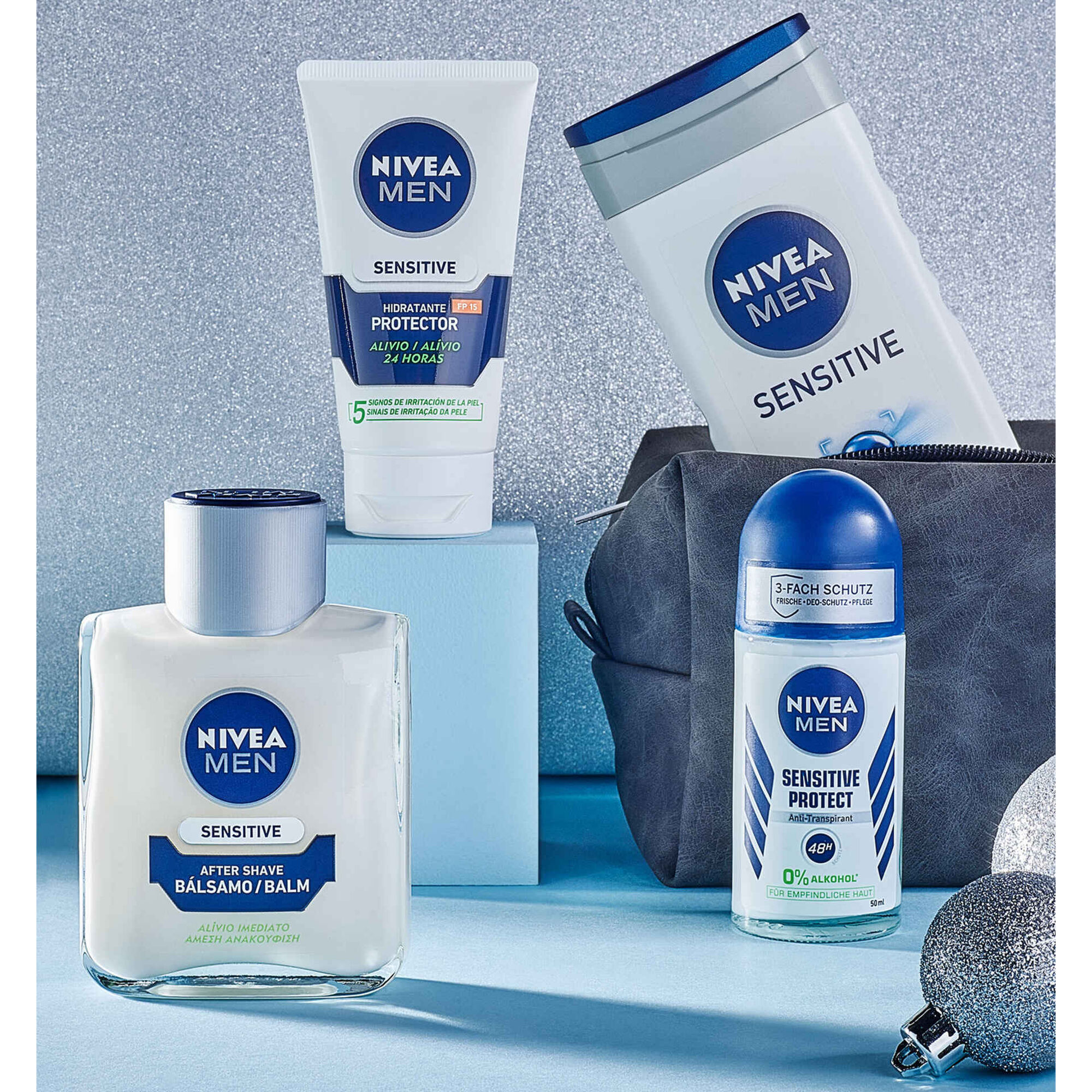 Coffret Cuidado Pele Sens&iacute;vel Nivea Men