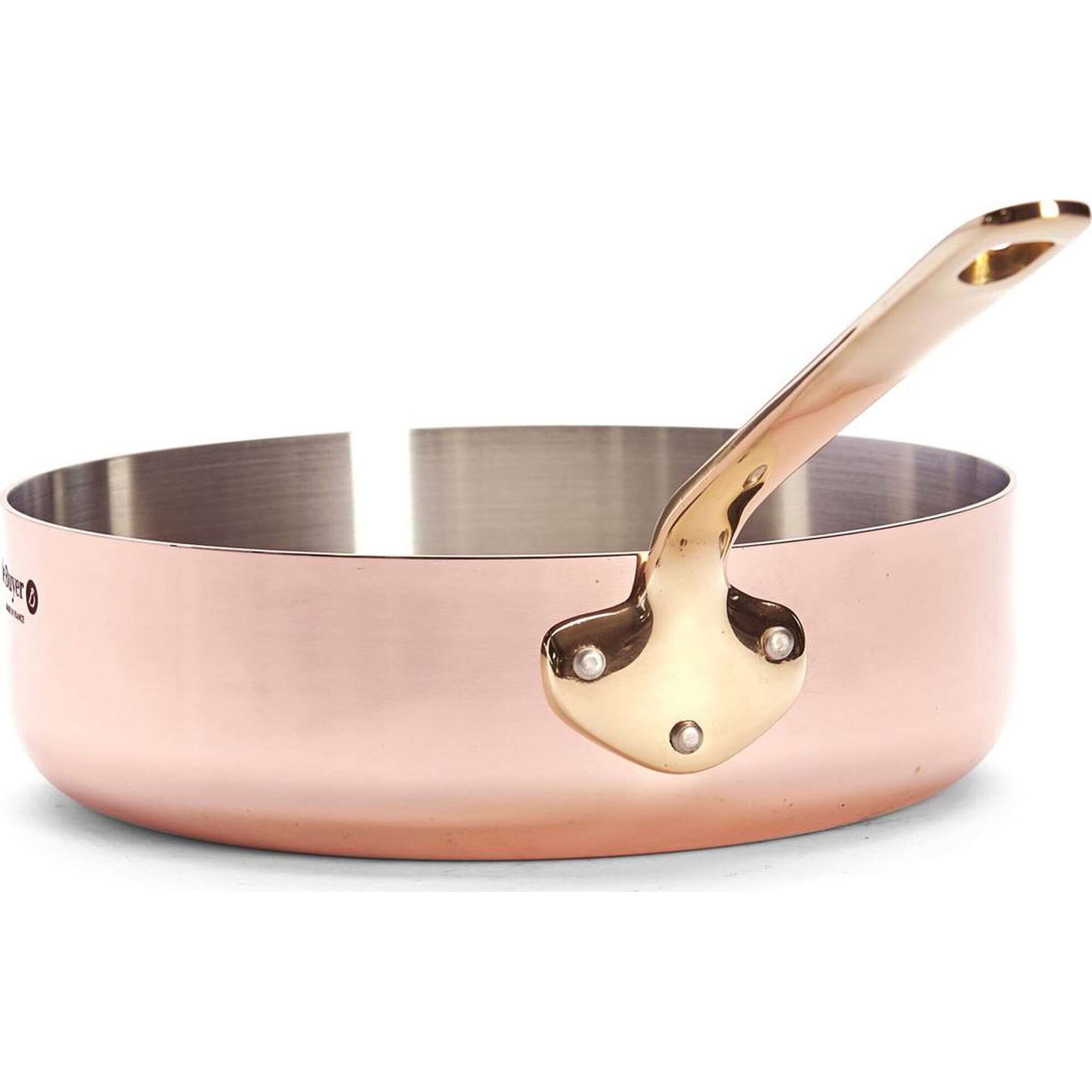 Frigideira Alta Cobre e Inox 24 cm Inocuivre deBuyer