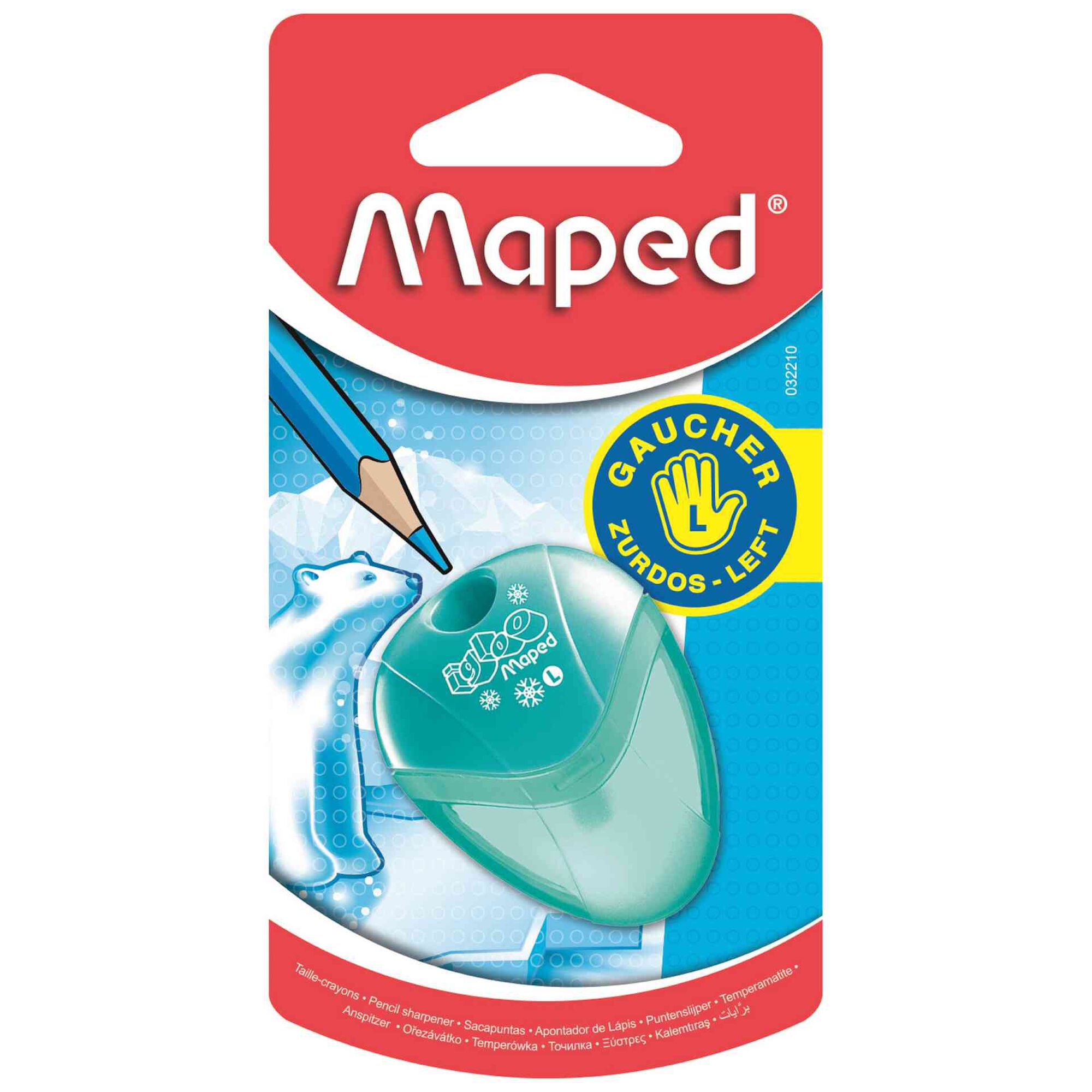 Afia com Dep&oacute;sito Igloo para Esquerdinos Maped