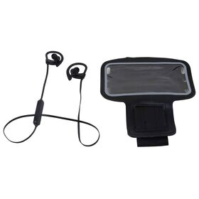 Pack Desportivo Auriculares sem Fios e Braçadeira