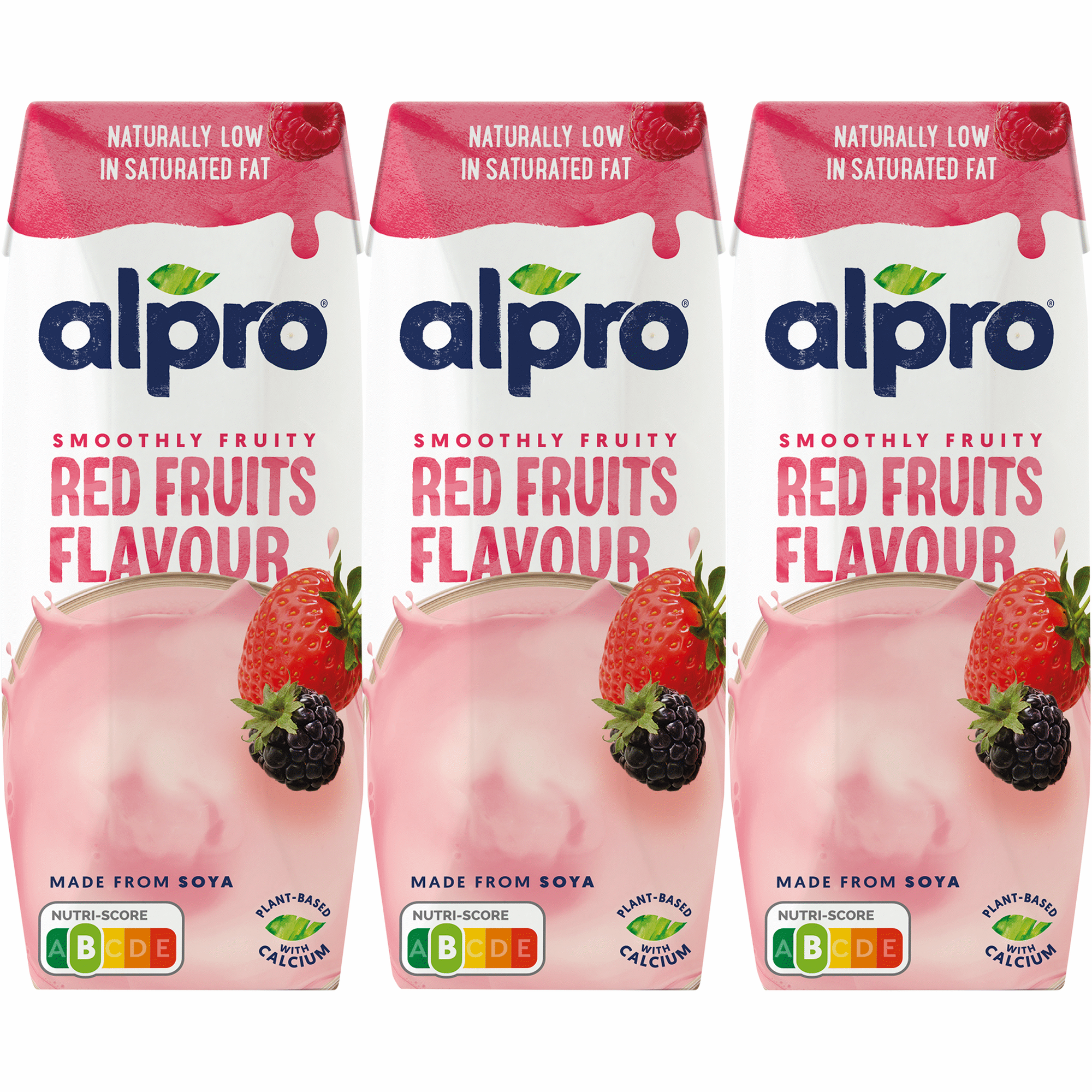 Bebida Vegetal de Soja Frutos Vermelhos