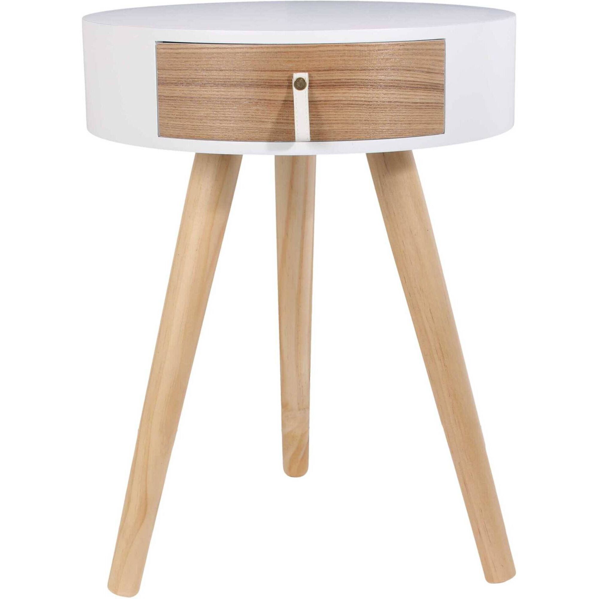 Mesa Cabeceira Branca Nora