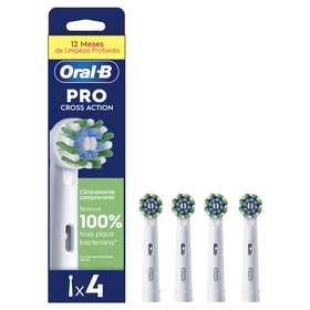 Recarga Escova de Dentes El&eacute;trica Pro Cross Action Oral-B&nbsp;