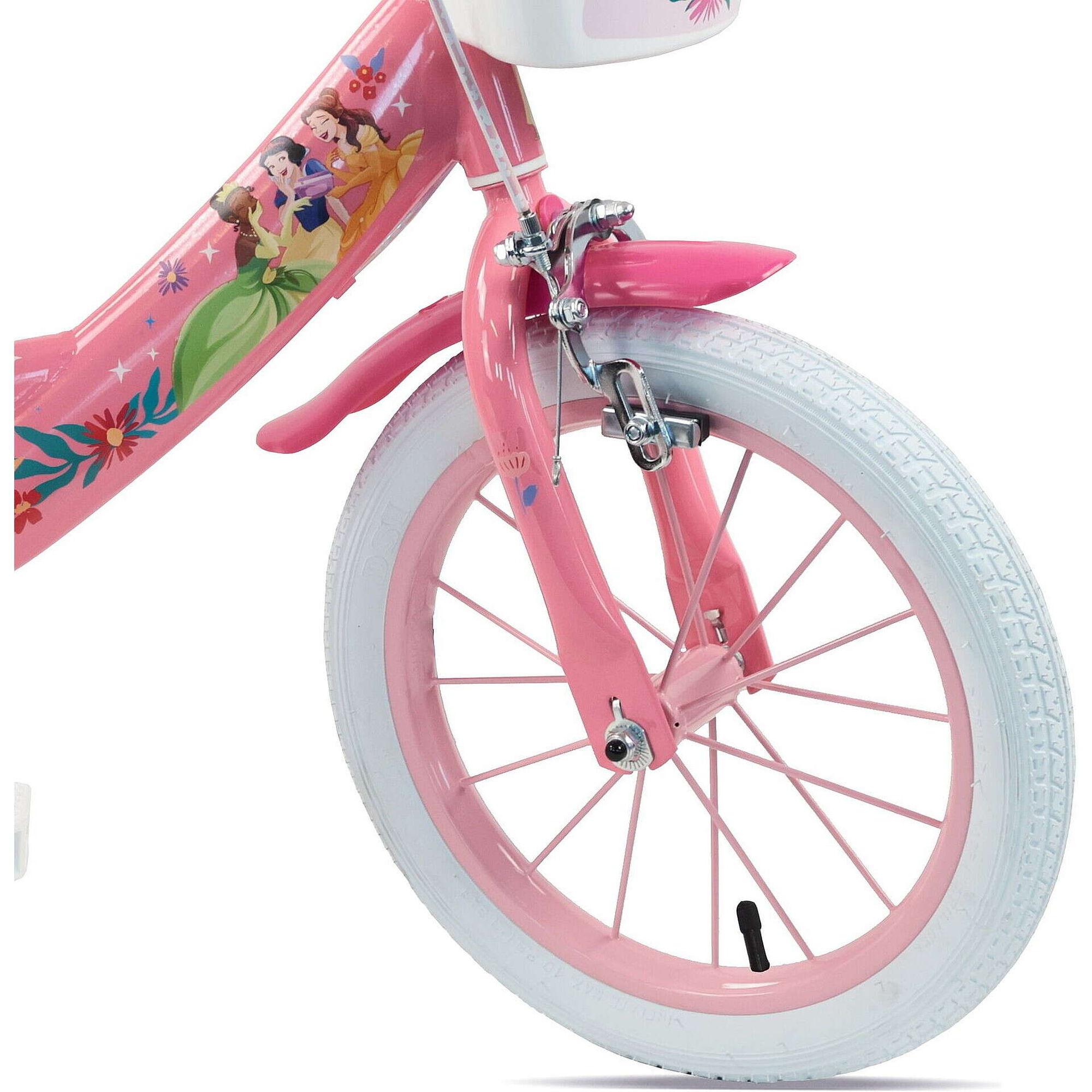 Bicicleta de Crian&ccedil;a 14" Princesas 4-6 Anos Disney
