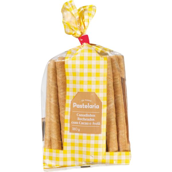 Canudinhos com Cacau e Avelã Da Nossa Pastelaria