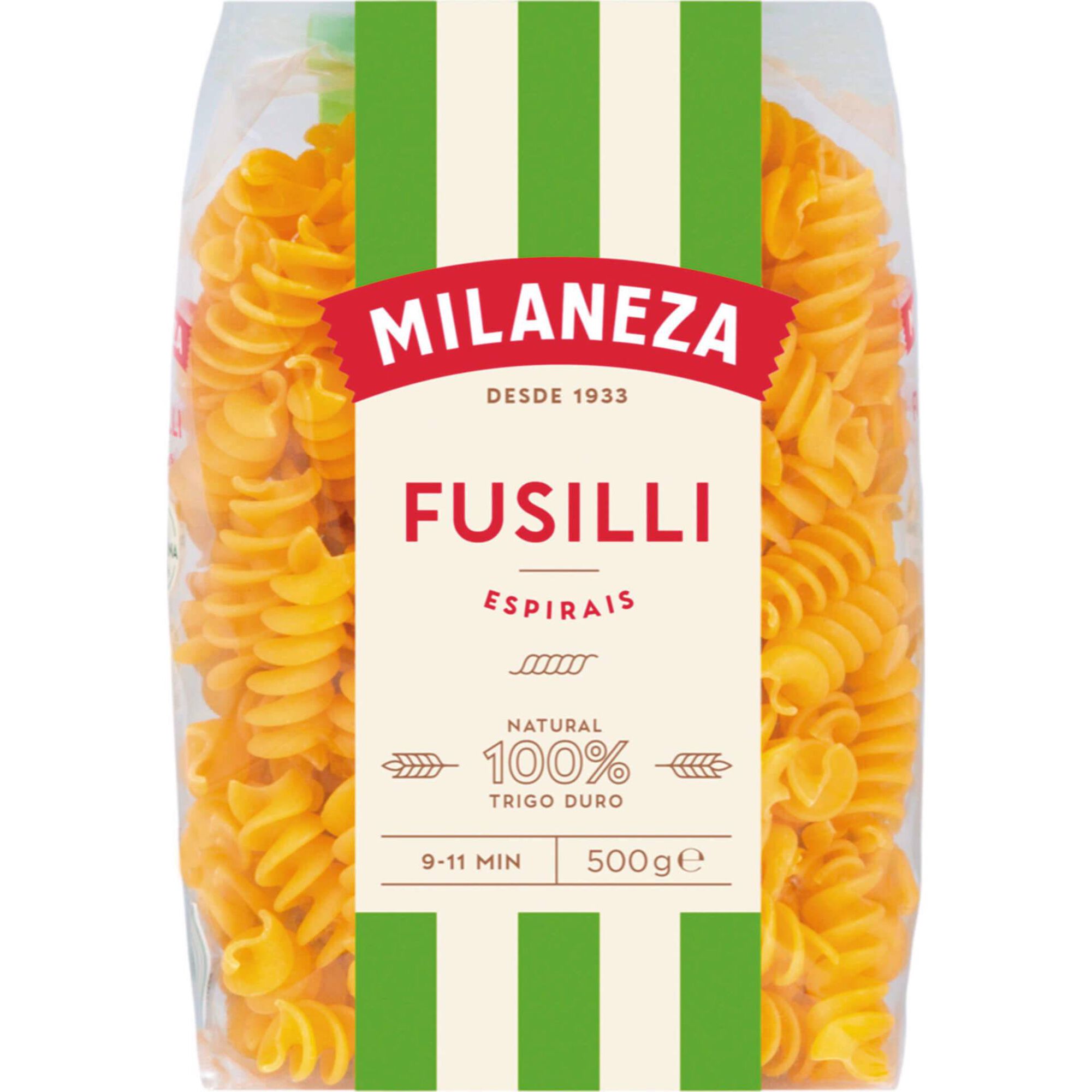 Massa Espirais Fusilli Milaneza