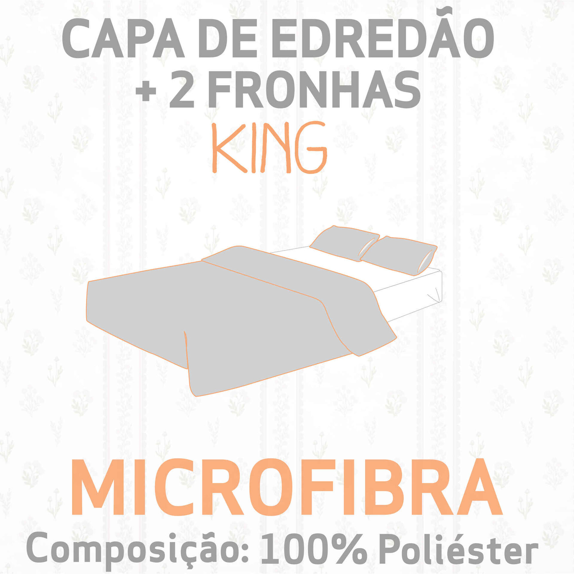 Conjunto Capa Edredão Microfibra Conjunto Capa Edredão Microfibra