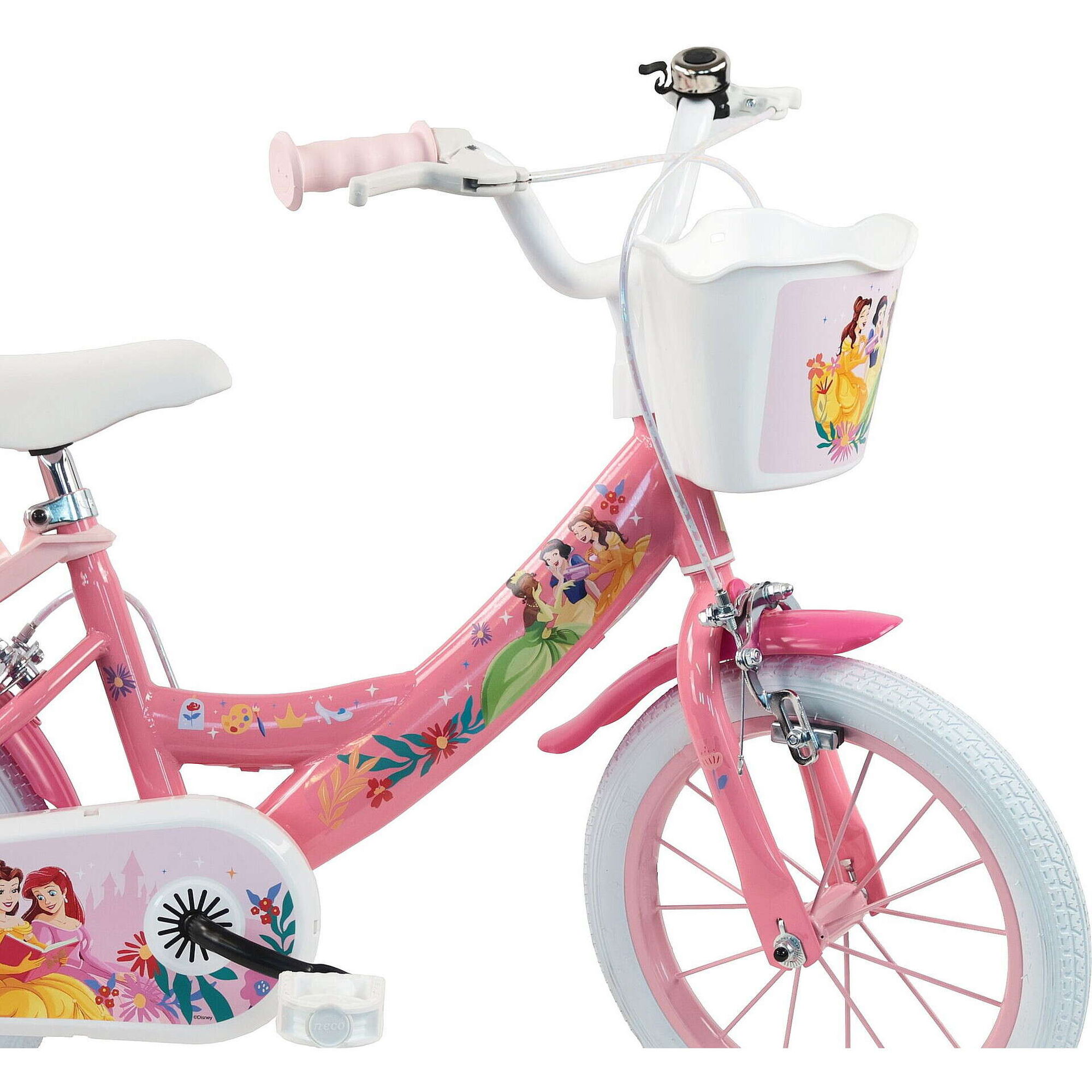 Bicicleta de Crian&ccedil;a 14" Princesas 4-6 Anos Disney