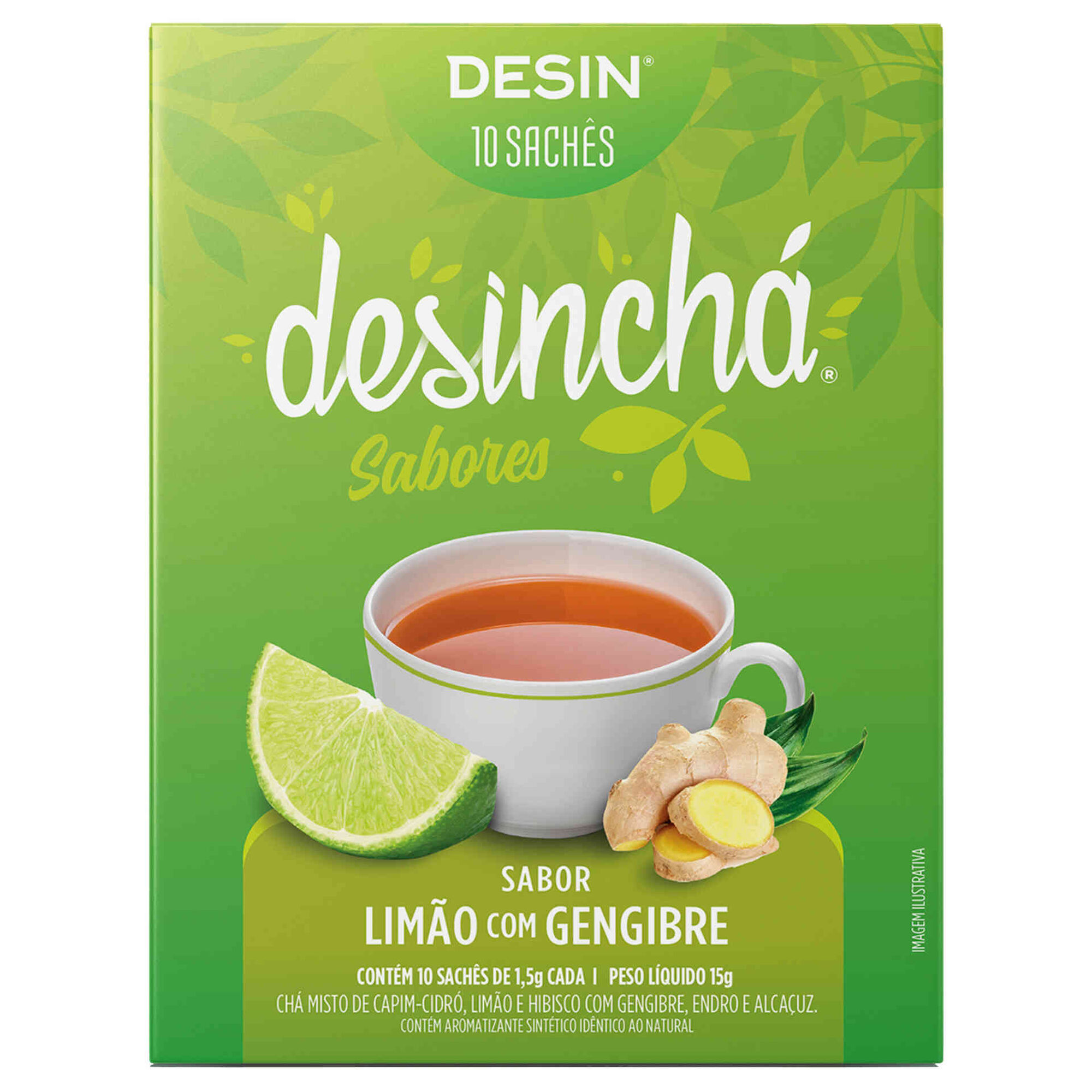 Chá Limão e Gengibre Saquetas