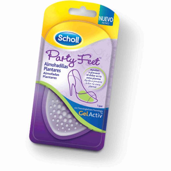 Mini Palmilhas Gel Party Feet Ultra Finas Scholl
