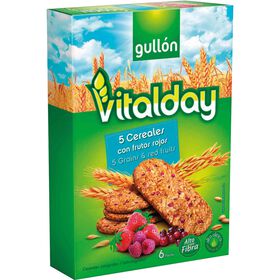 Bolachas Vitalday Cereais com Frutos Vermelhos Gull&oacute;n