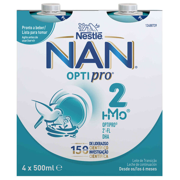Leite de Transição Líquido Optipro 2 +6M Nan