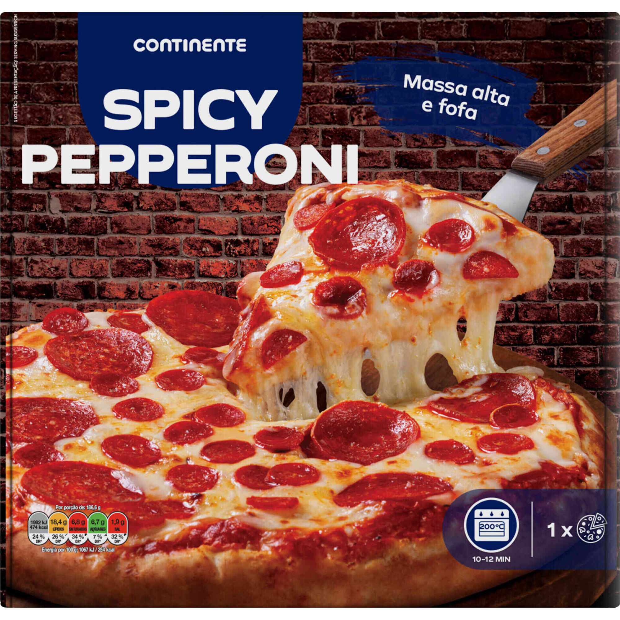 Pizza Spicy Pepperoni Continente