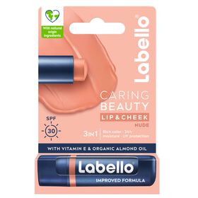 Batom Lip&Cheek Caring Beauty Nude Labello