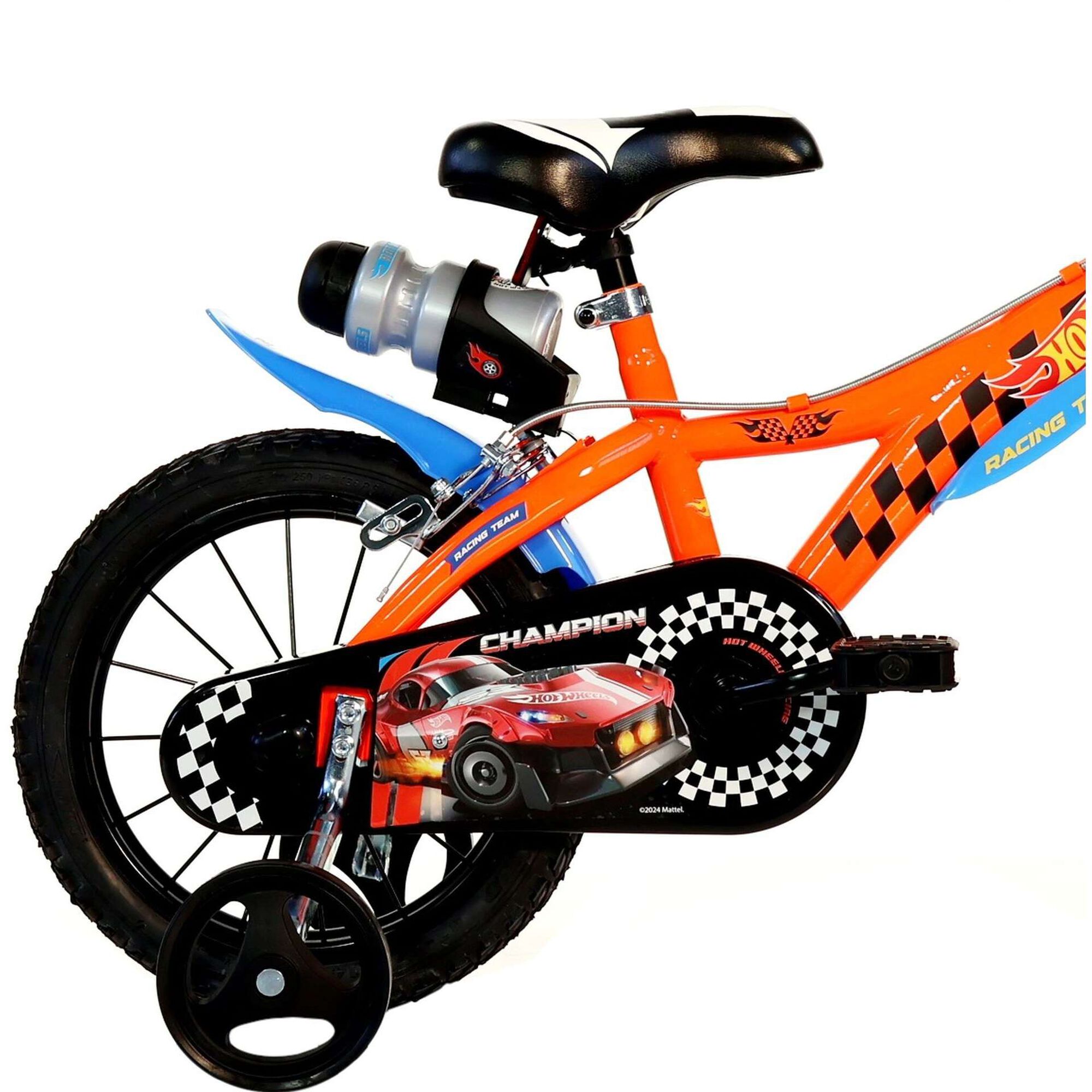 Bicicleta Criança com Garrafa 14'' 4-6 Anos Hot Wheels