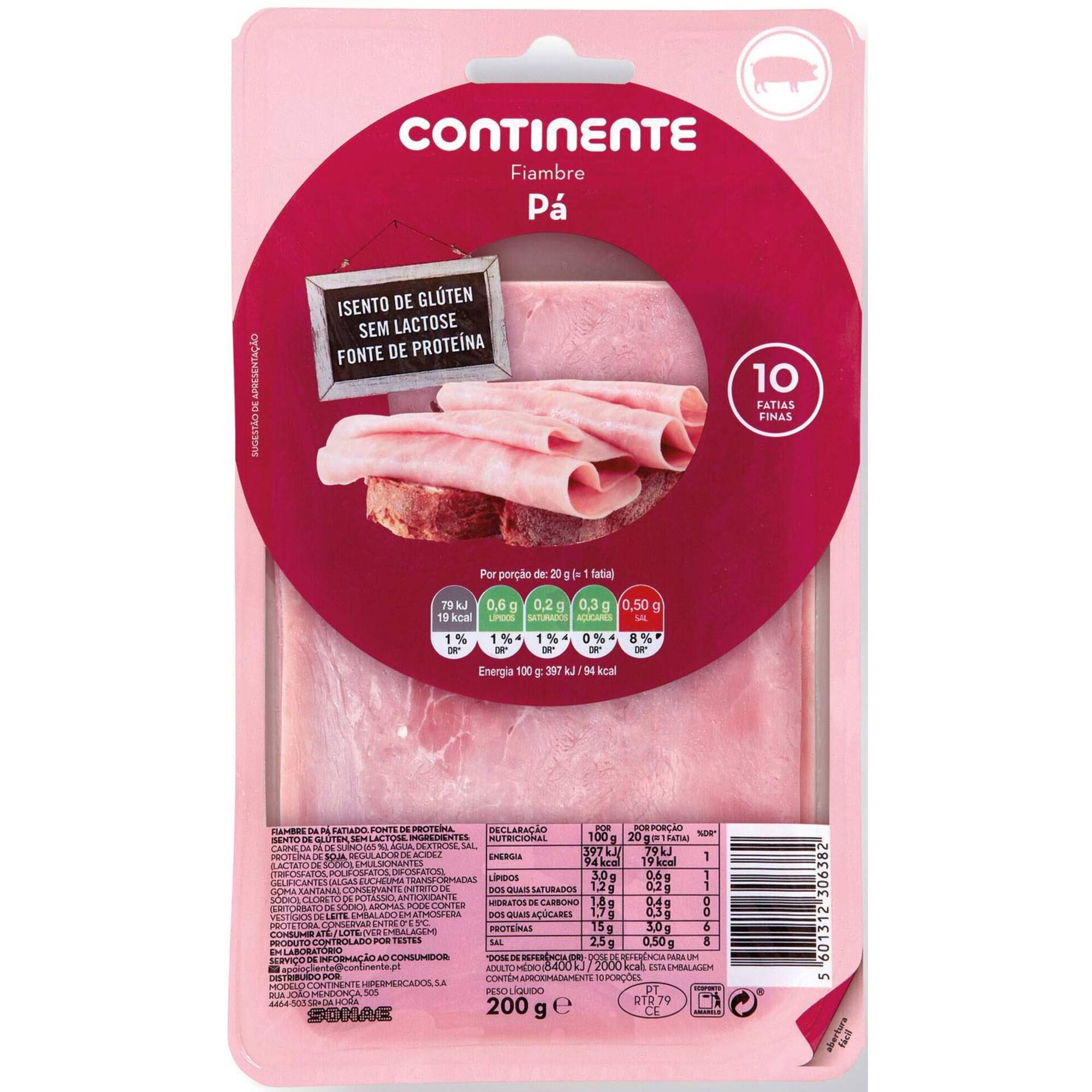 Fiambre da Pá Fatias Fiambre da Pá Fatias