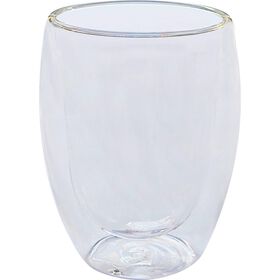 Copo Parede Dupla 360ml Transparente Kasa