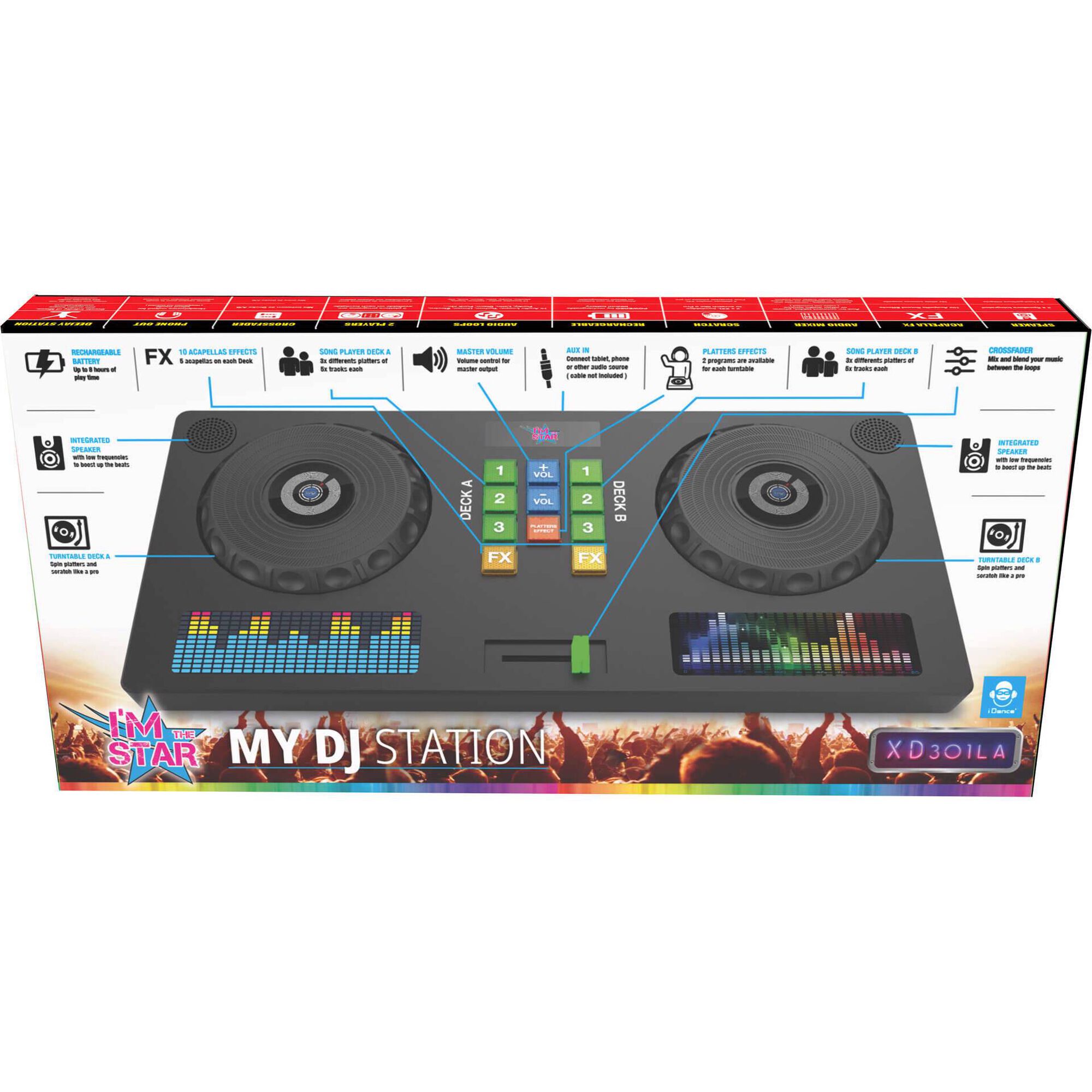 Estação DJ Pro Portátil