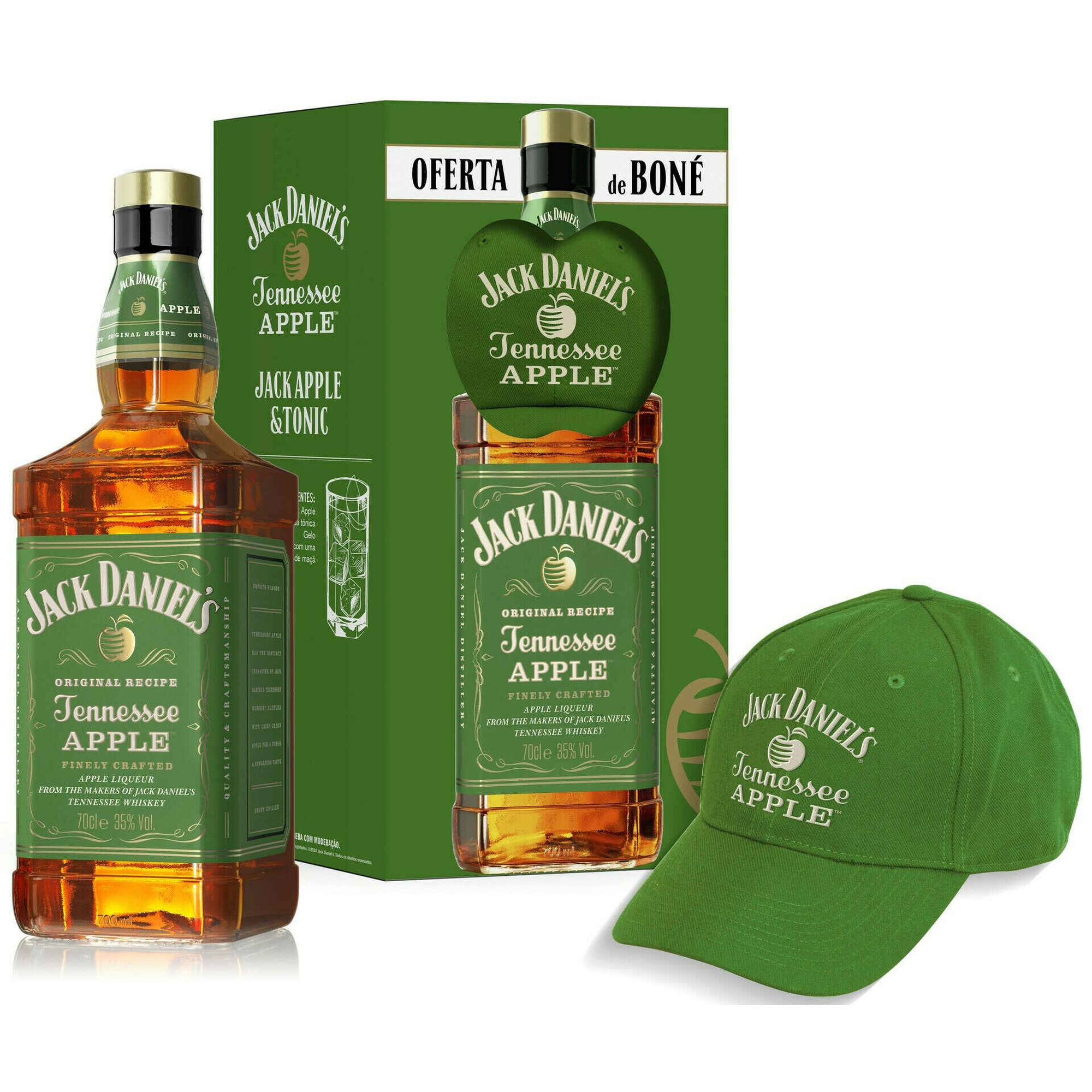 Jack Daniel's Apple Bebida Espirituosa com Bon&eacute;