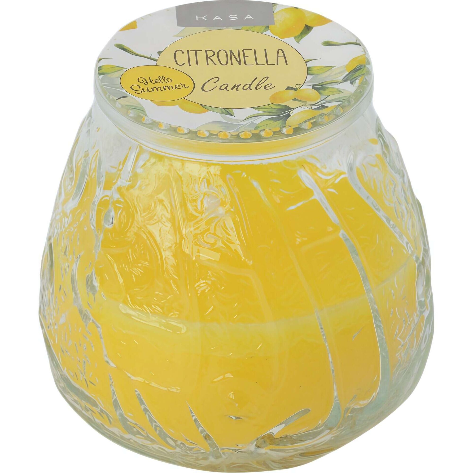 Vela Citronela 210g em Copo Vidro
