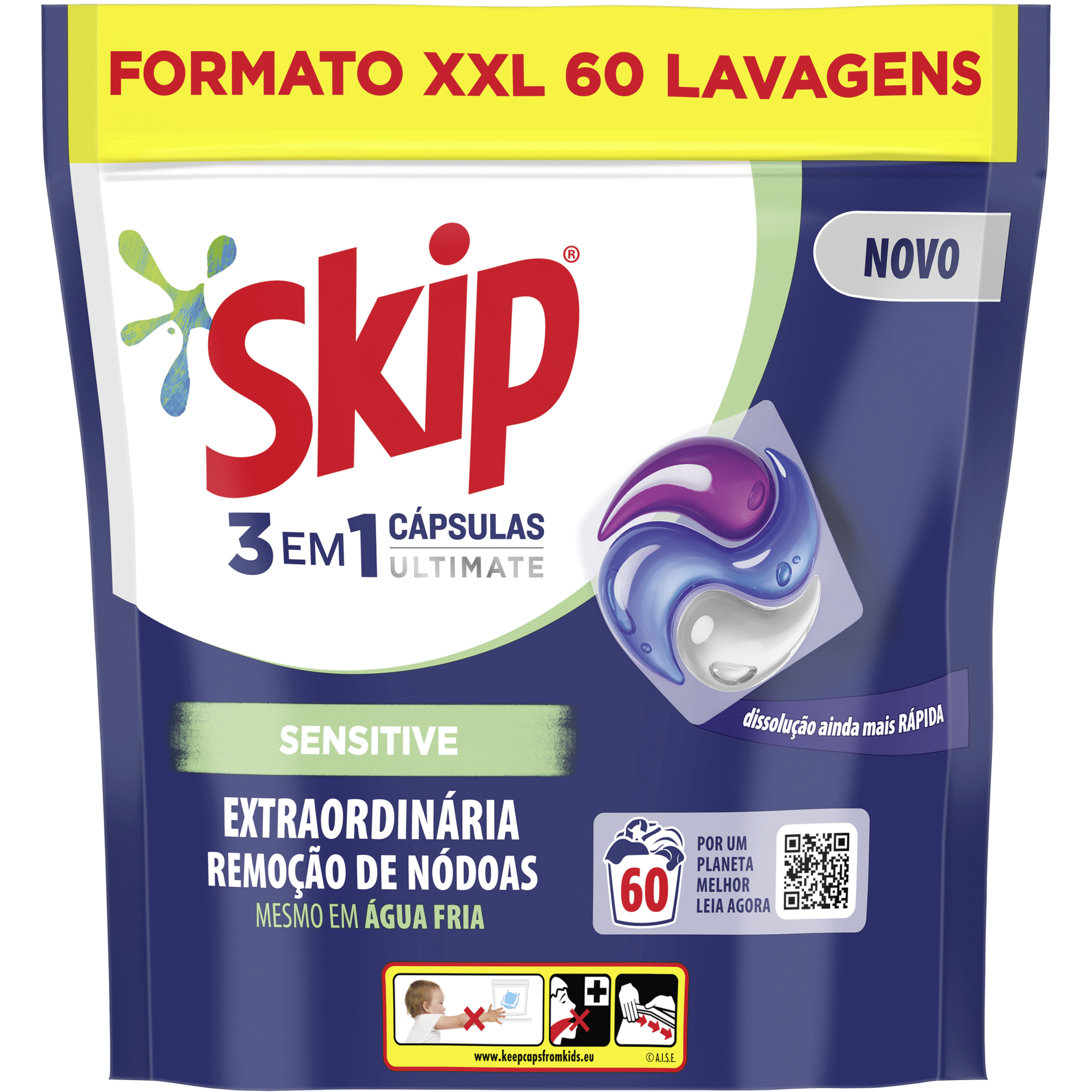 Detergente Máquina Roupa Cápsulas Ultimate Sensitive