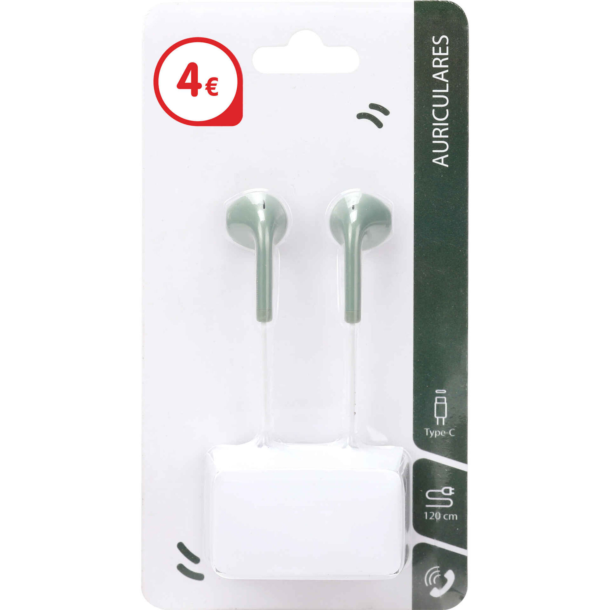 Auriculares com Entrada Type C