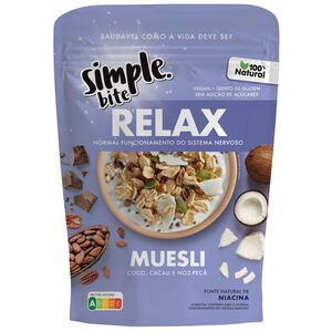 Muesli Coco, Cacau e Noz-Pecã Relax sem Adição de Açúcar e sem Glúten Simple