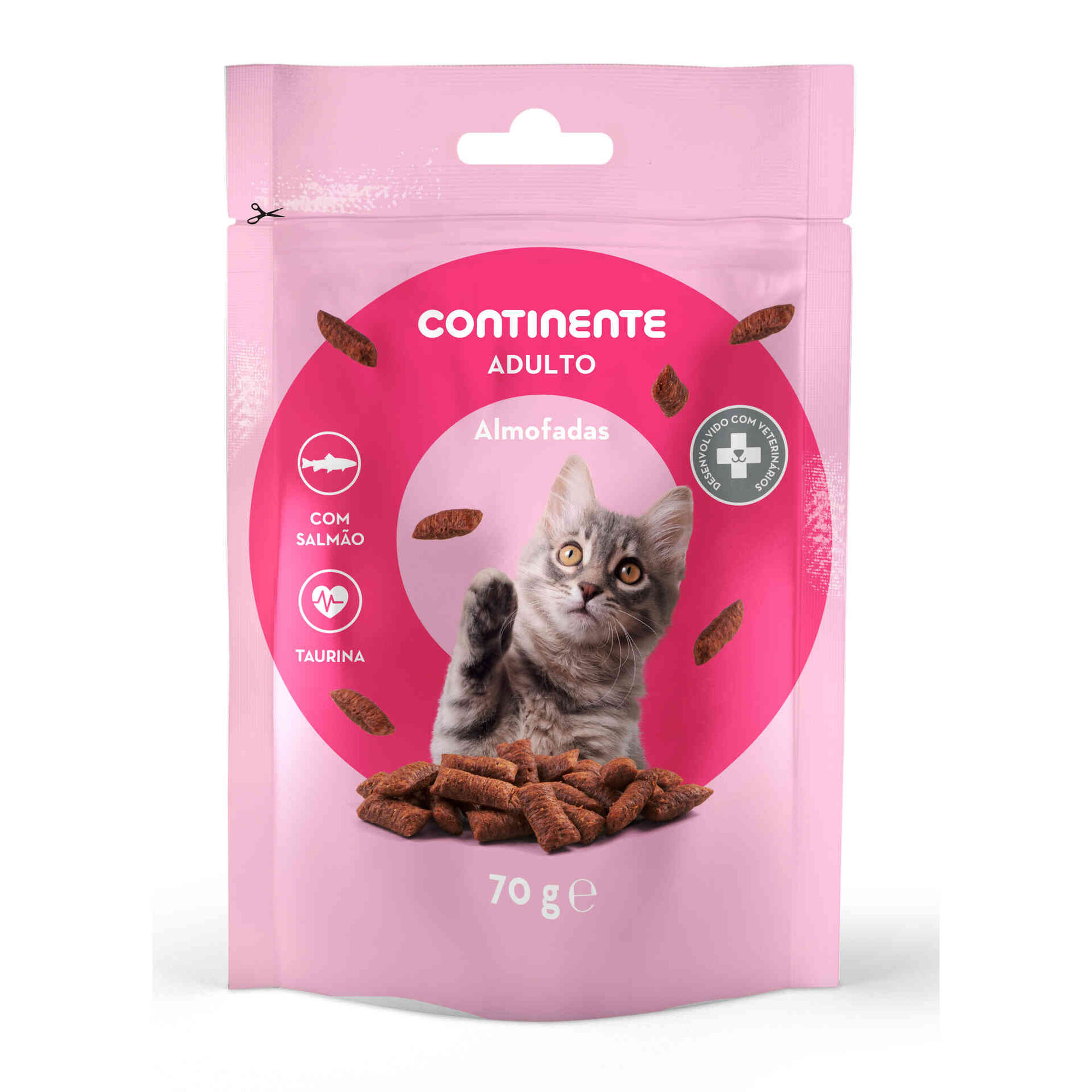 Snack para Gato Almofadas Salmão Snack para Gato Almofadas Salmão