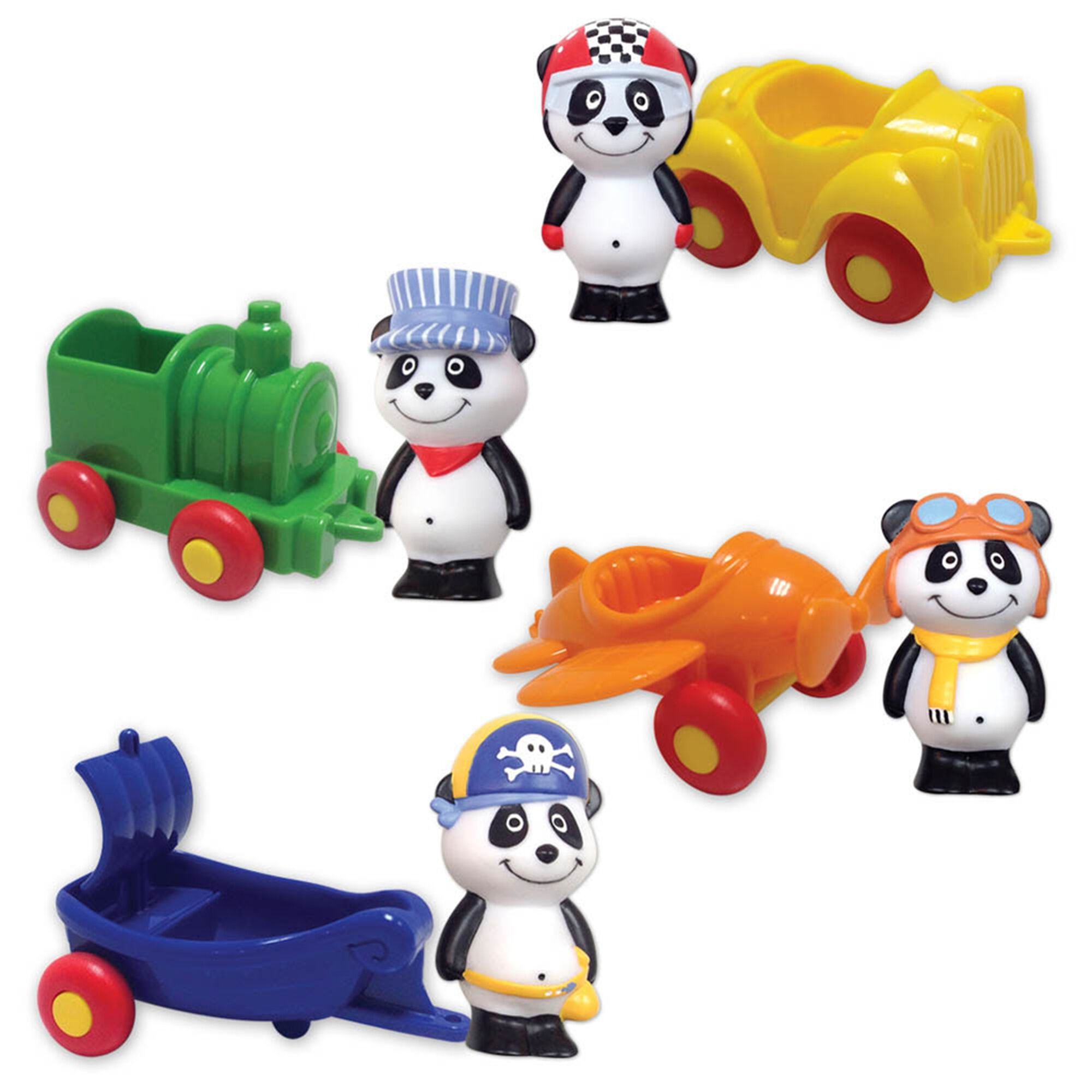 Mini Veículos Panda com Figuras (vários modelos)