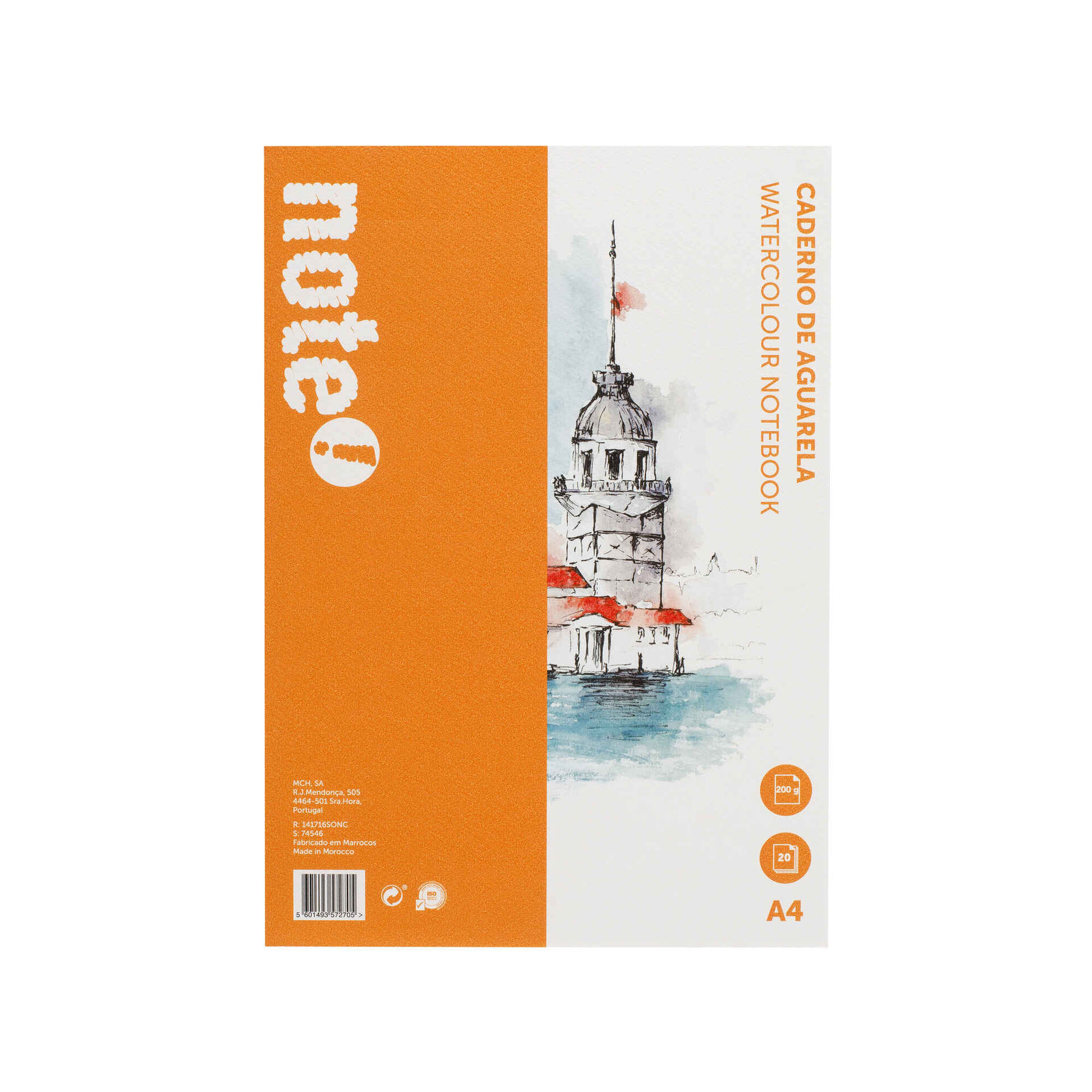 Caderno de Aguarela A4