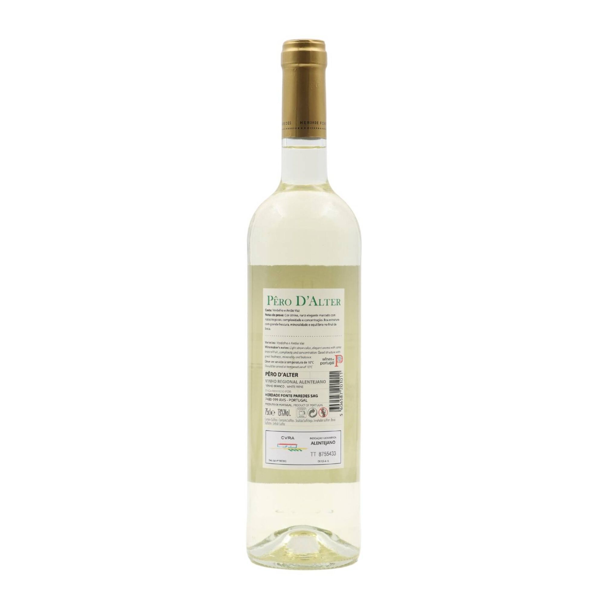 P&ecirc;ro D'Alter Alentejano Vinho Branco