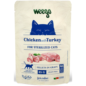 Comida H&uacute;mida para Gato Esterilizado Peru Weego