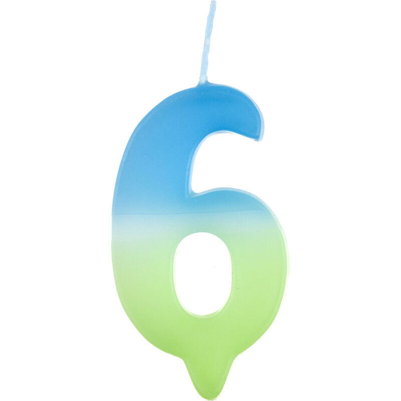Vela Nº6 Azul e Verde Kasa