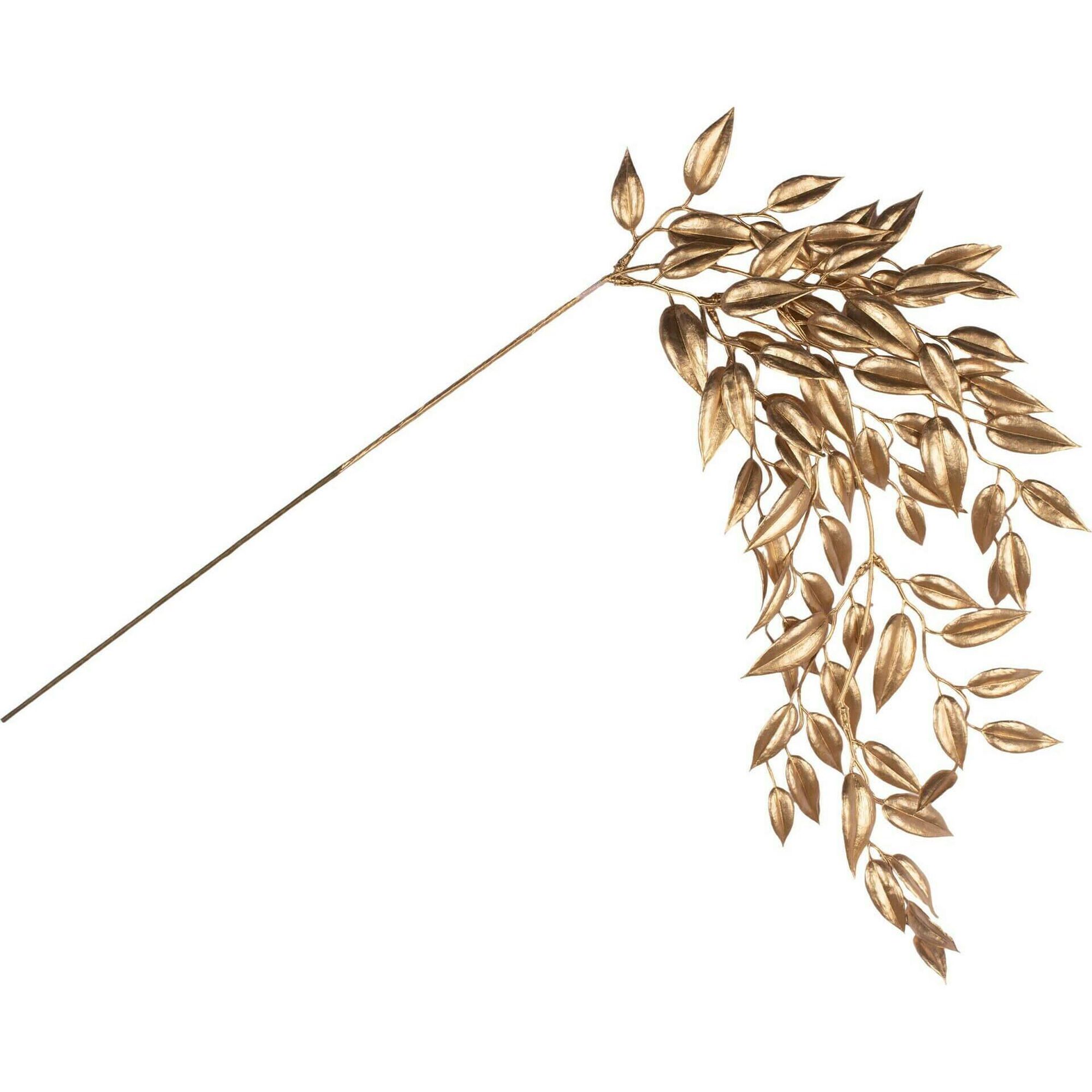 Haste Aramada Folhas Dourado