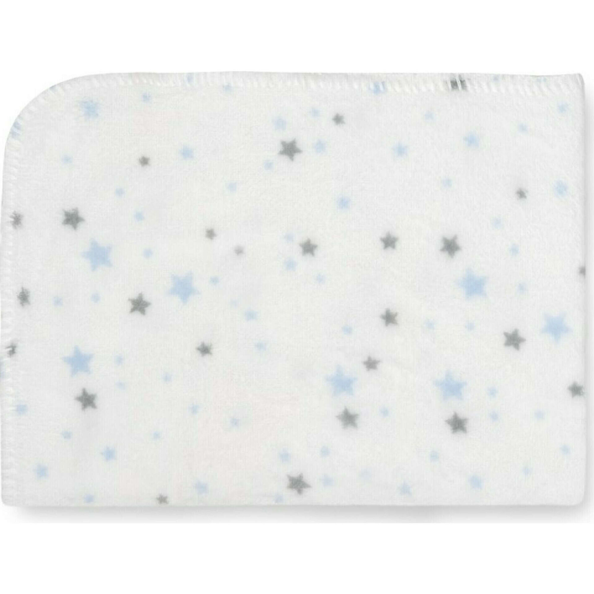 Conjunto Manta Estrelas e Peluche Coelho Azul Interbaby