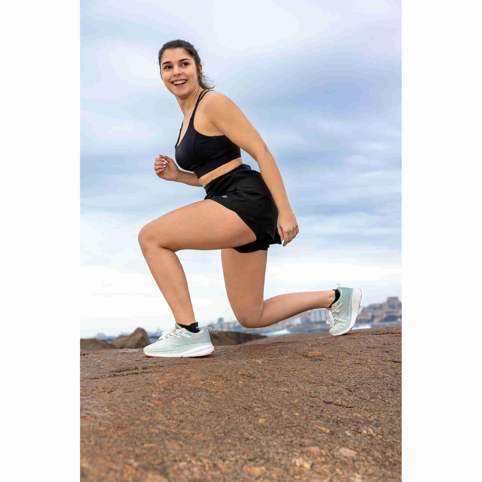 Calções de corrida Mulher Azul S