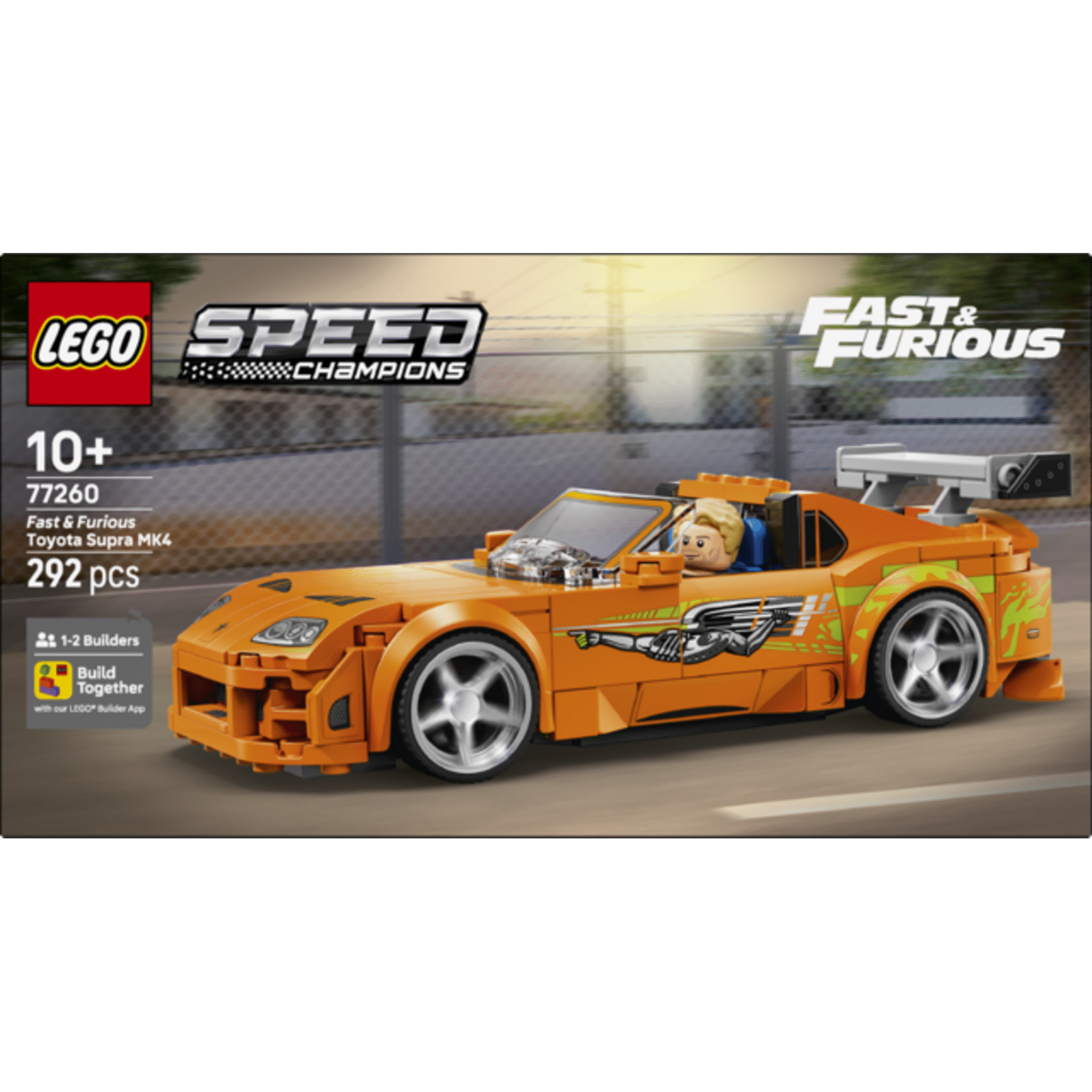 LEGO Speed Champions - Velocidade Furiosa &ndash; Toyota Supra MK4 - 77260