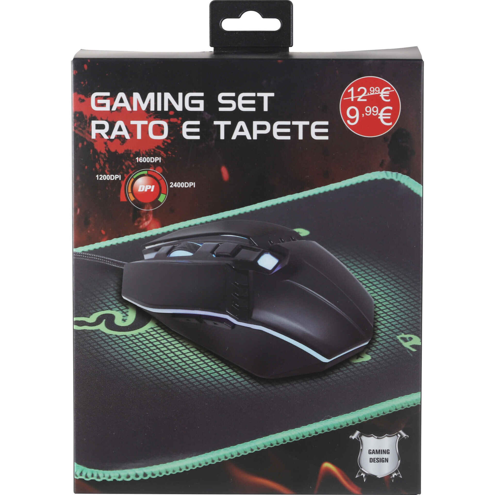 Conjunto Gaming Rato e Tapete Razer Bazar&atilde;o