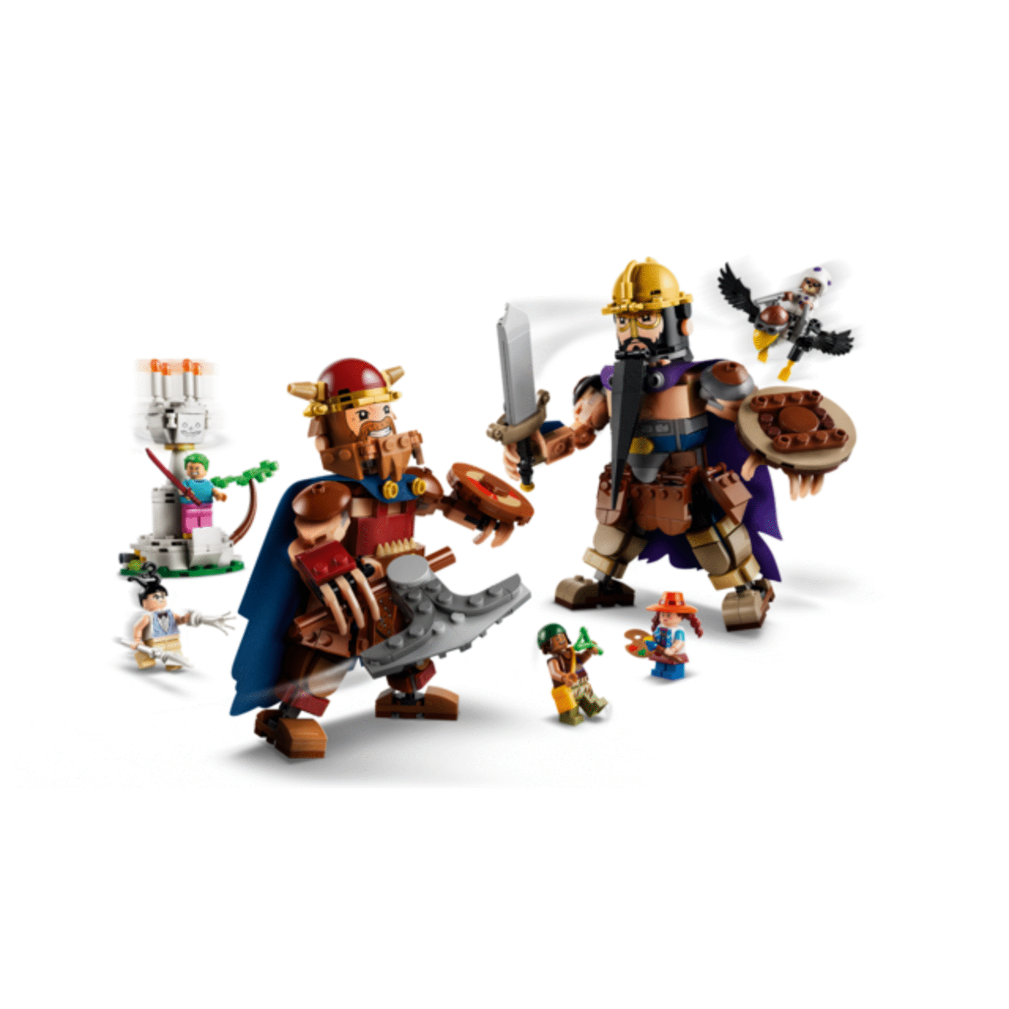LEGO One Piece - Dorry contra Brogy &ndash; Gigantes de Little Garden - 75644