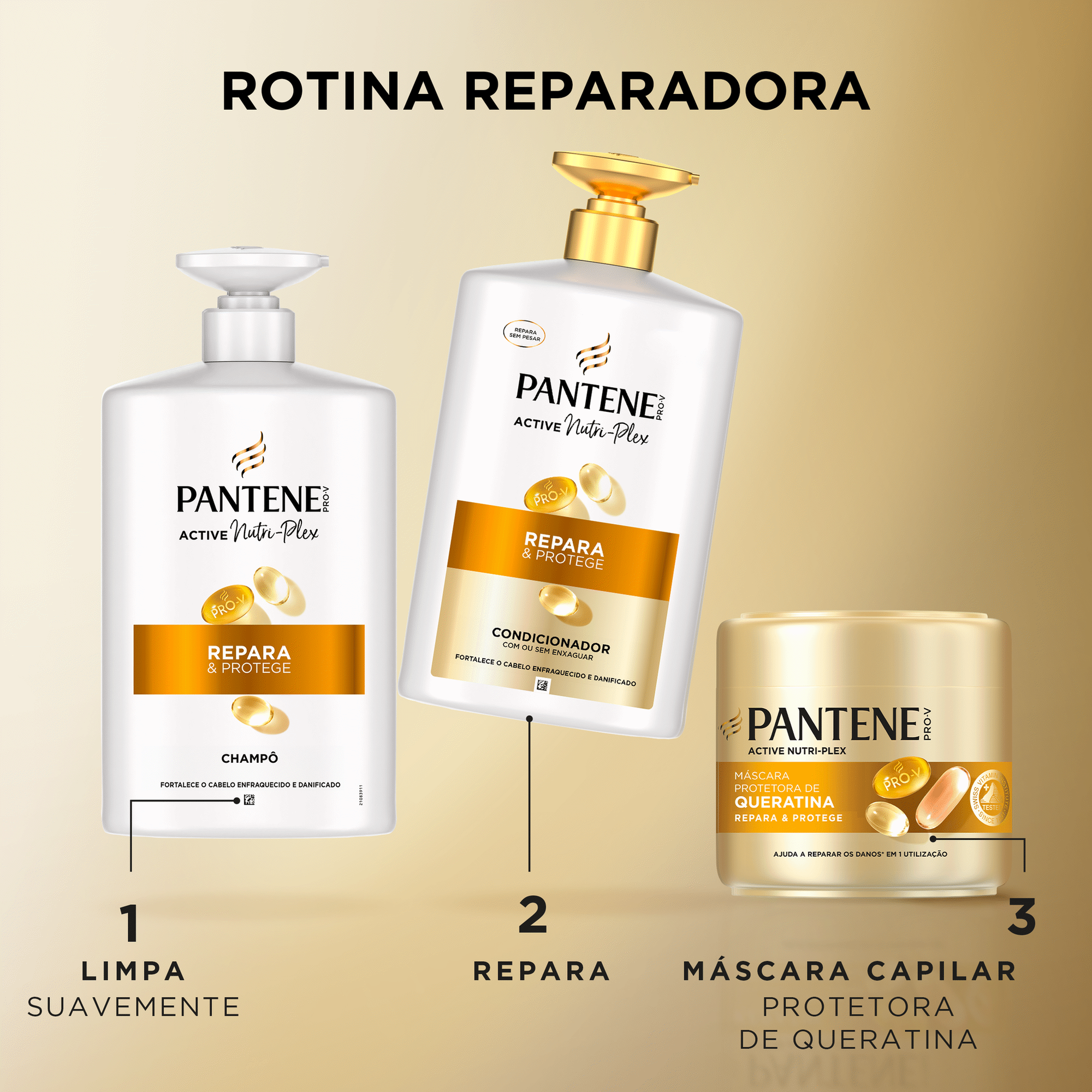 Champ&ocirc; Pro-V Active Nutri-Plex Repara e Protege