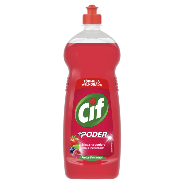Detergente Manual Loiça +Poder Frutos Vermelhos Cif
