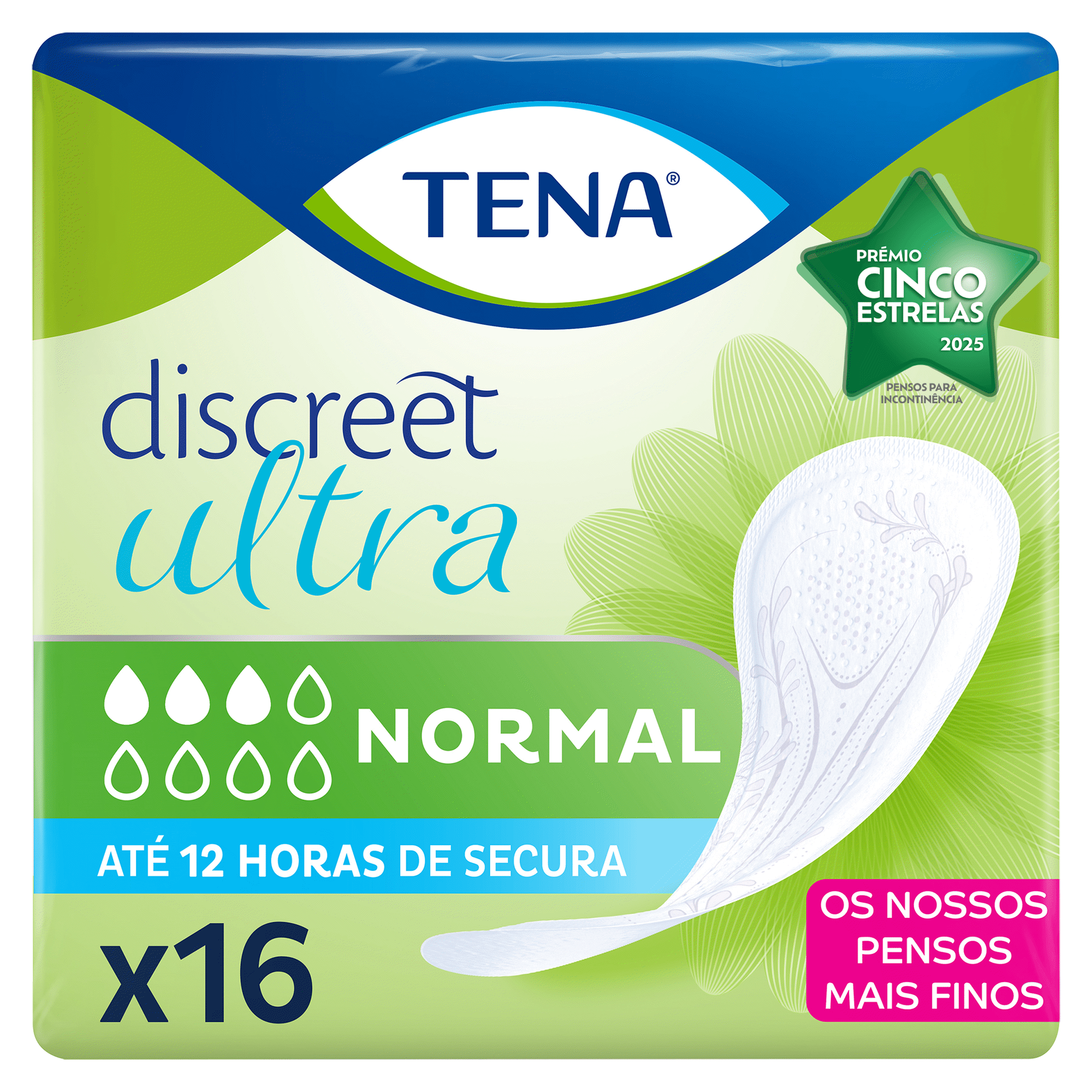 Pensos Incontinência Discreet Normal Ultra Pensos Incontinência Discreet Normal Ultra