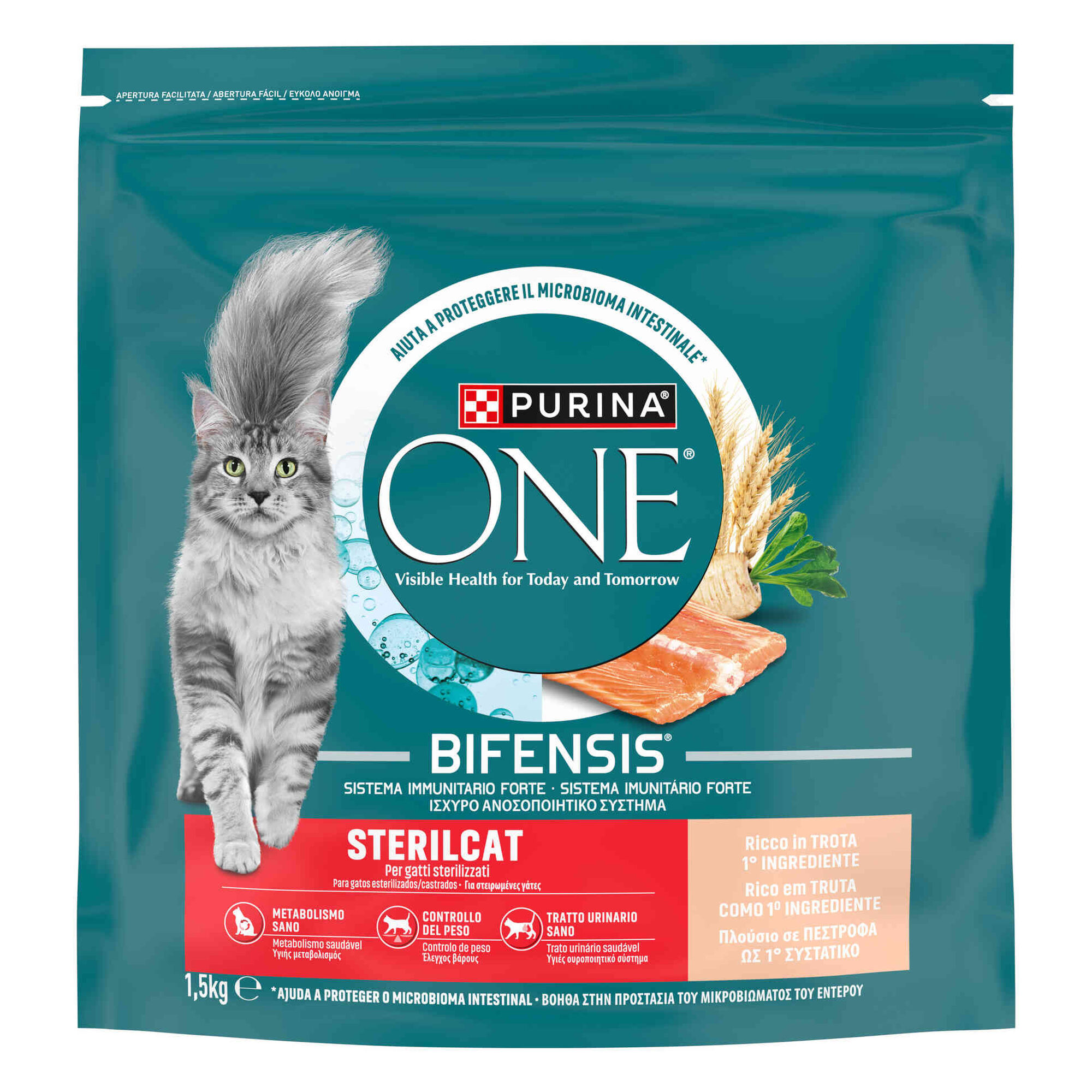 Ra&ccedil;&atilde;o para Gato Adulto Esterilizado Truta Purina One